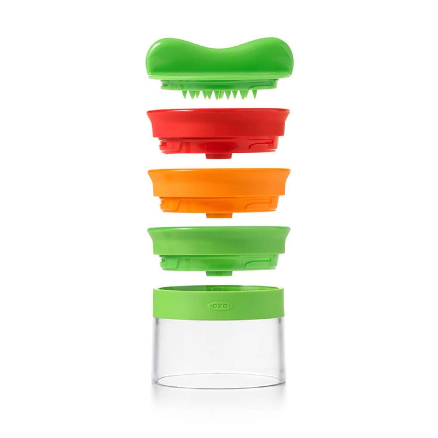 OXO 3-Blade Handheld Spiralizer for Zucchini, Carrots & Vegetables - Perfect for Healthy Meals, Salads & Low-Carb Cooking