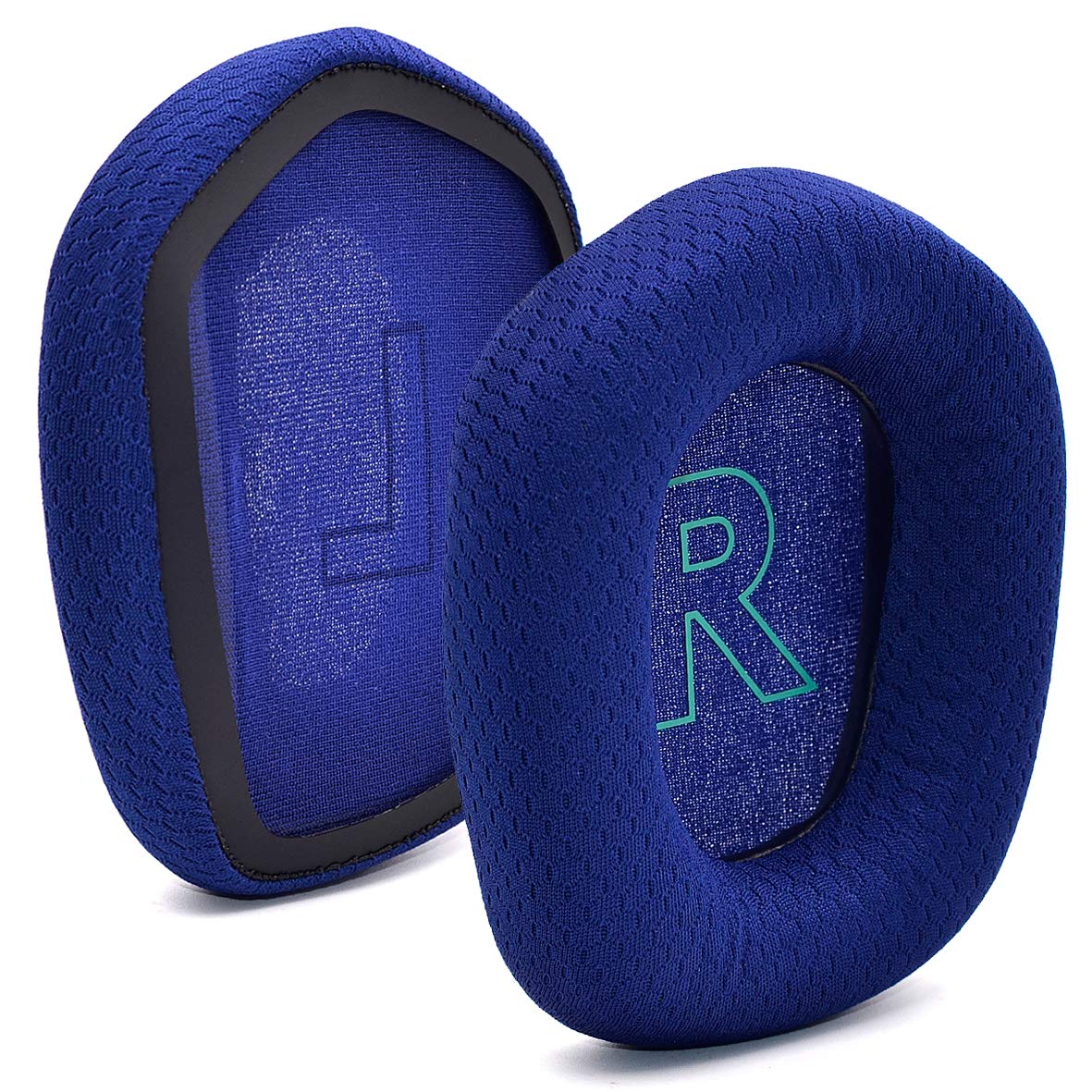 Defean Replacement Ear Cushion Pads for Logitech G733 Lightspeed Wireless Gaming Headset - Durable Mesh Fabric, Comfort Noise Isolation Foam (Blue) - Perfect for Long Gaming Sessions & Office Work