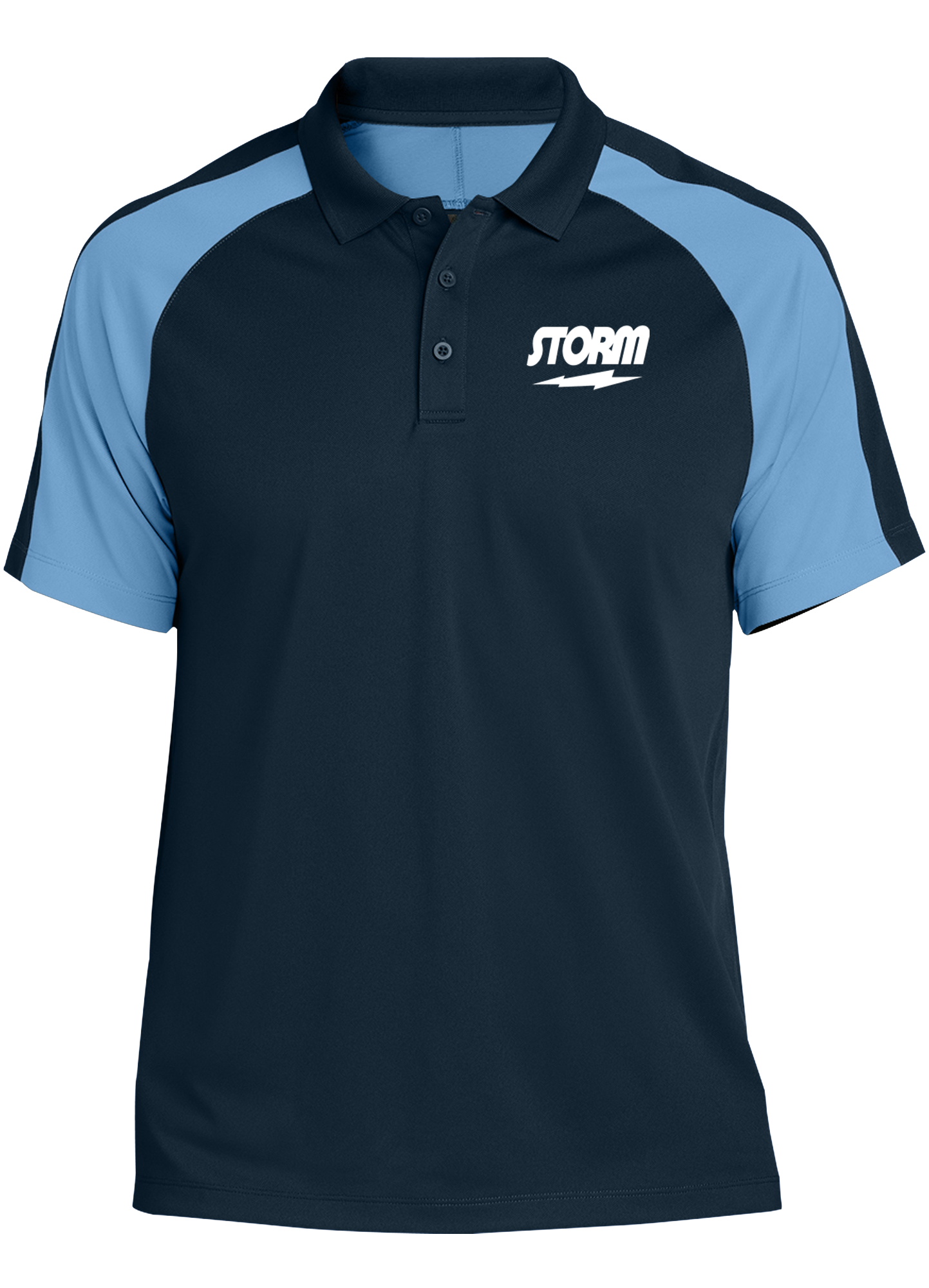 Storm Tournament Polo Shirt for Men - Navy Blue Performance Golf & Casual Wear - Moisture Wicking & Breathable Fabric for Sports & Everyday Use