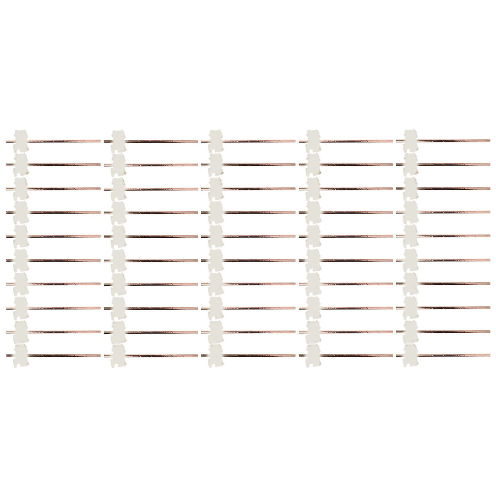 Premium Rose Gold Paper Straws - Elegant Disposable Drinking Straws for Parties, Weddings, and Home Decor - Eco-Friendly & Stylish for Any Celebration