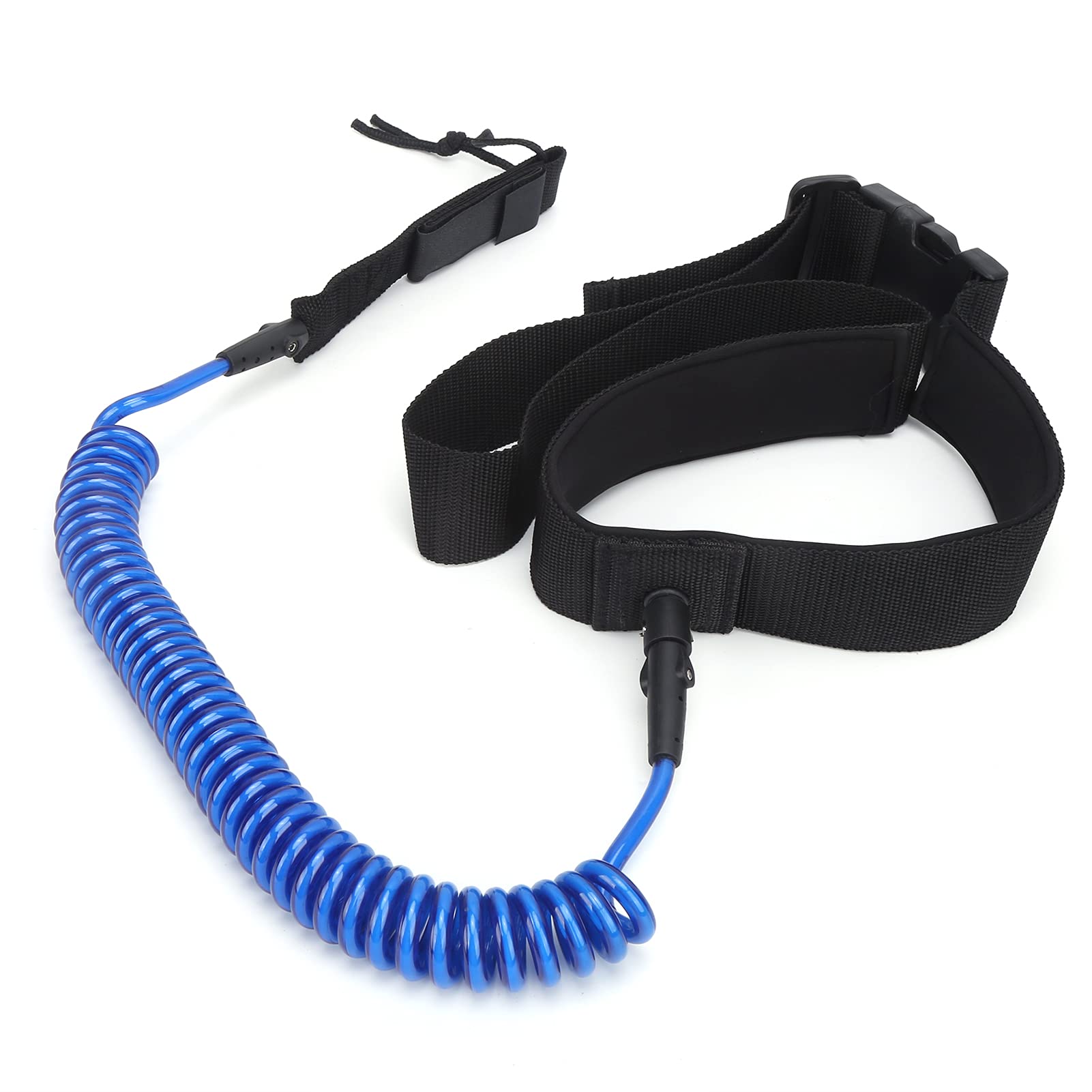 BestYiJo Surfboard Leash - TPU Heliciform Comfortable High-Elastic Surfing Safety Rope for Wave Riding & Beach Sports | Durable Traction Cord for Surfers & Water Enthusiasts