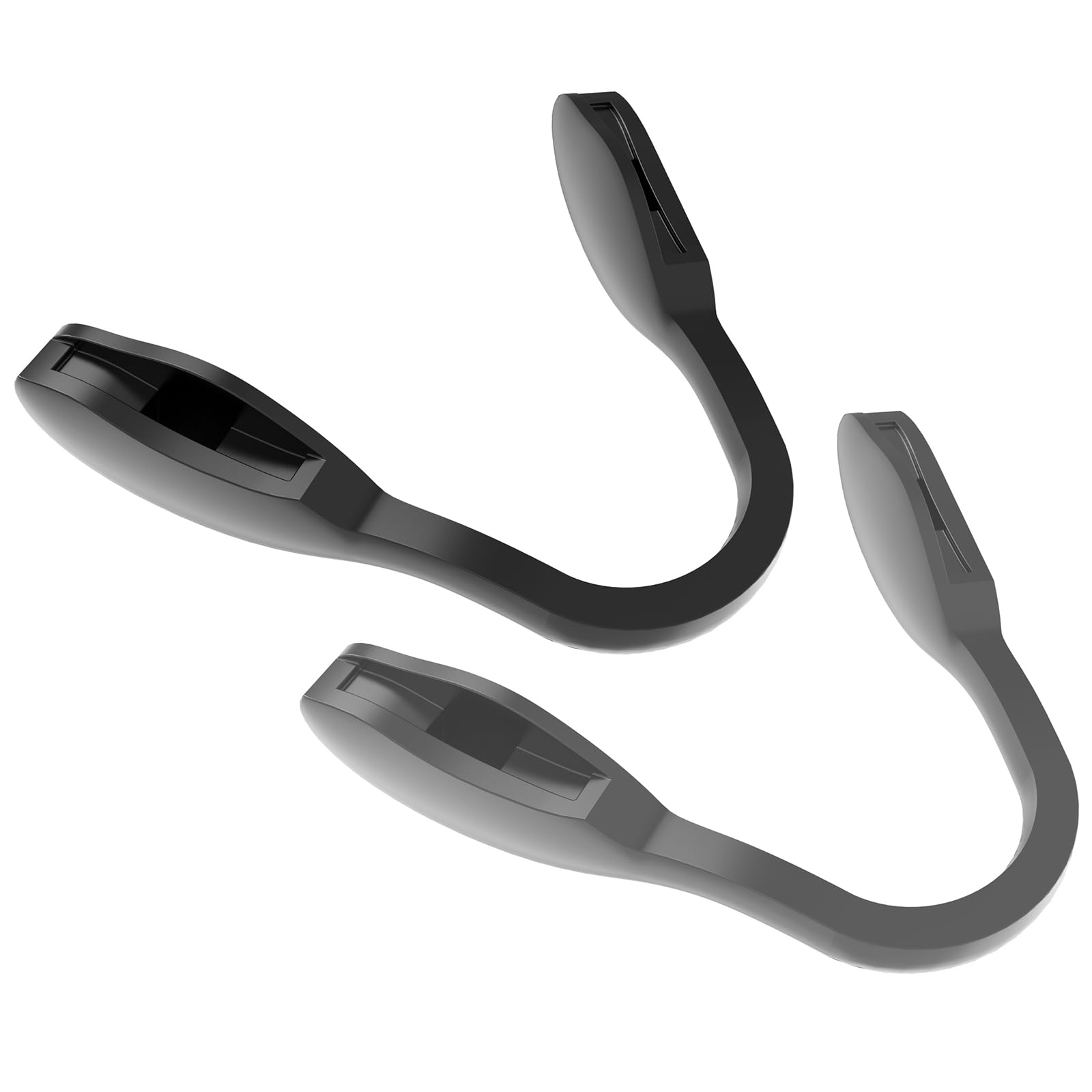 Oakley Replacement Nose Pads - Silicone Nose Pieces for Split Shot OO9416, Split Time OO4129, Targetline OO9397, Crossrange Patch R XL OO9361, OO9360, OO9359 Sunglasses - 2 Pairs (Grey & Black) - Regular Fit - Comfortable Eyewear Accessories for Sports & Outdoor Activities