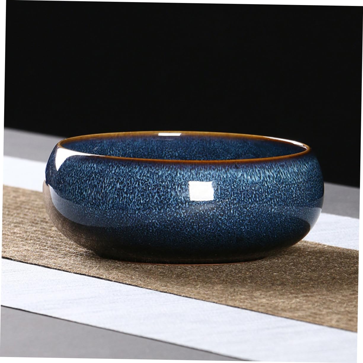 Operitacx Chinese Tea Washing Bowl - Pure Color Ceramic Tea Accessory for Gongfu Tea Ceremony | Perfect for Tea Tasting, Brewing & Traditional Chinese Tea Culture Experience