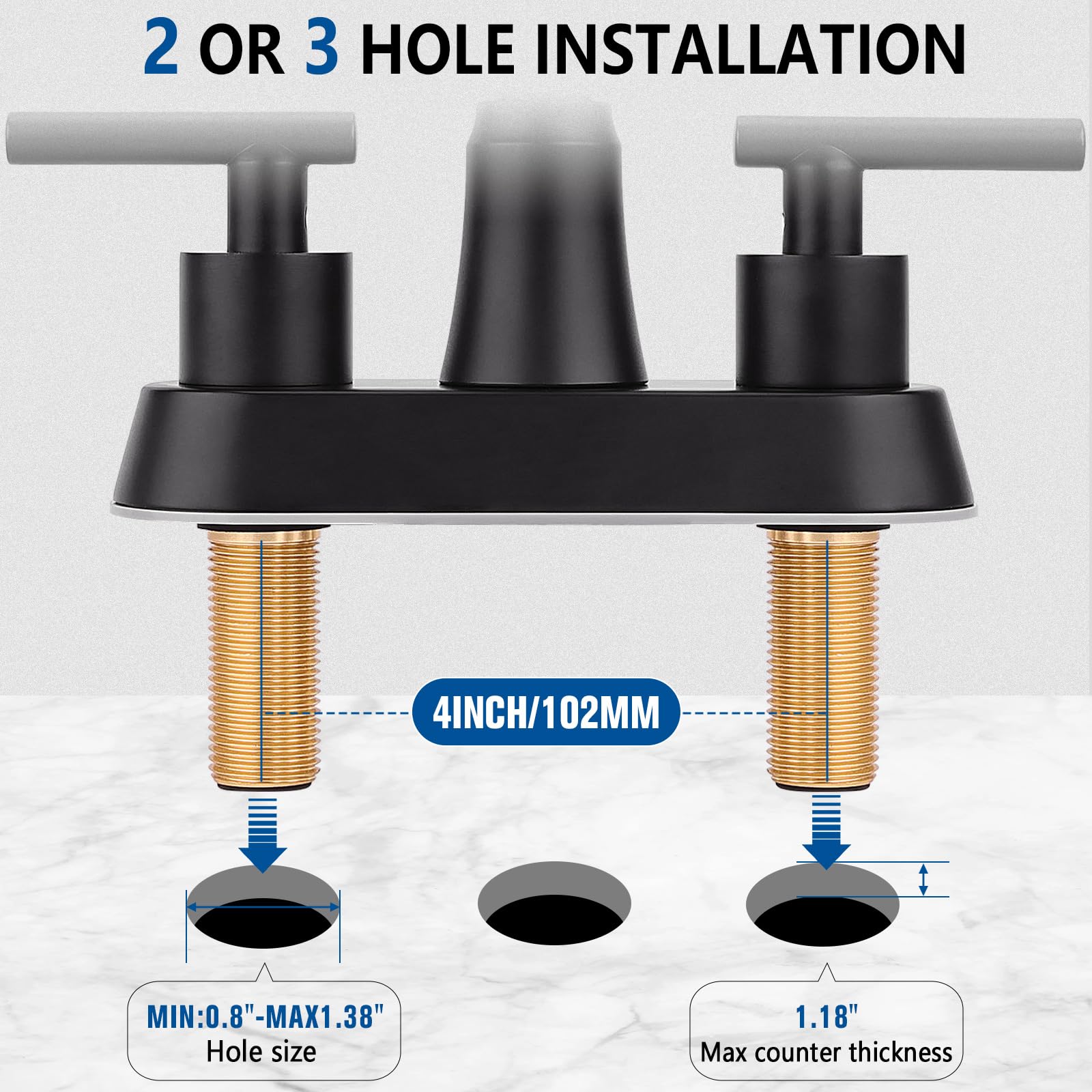 Heavy Duty Laundry Sink Faucet with 3/4