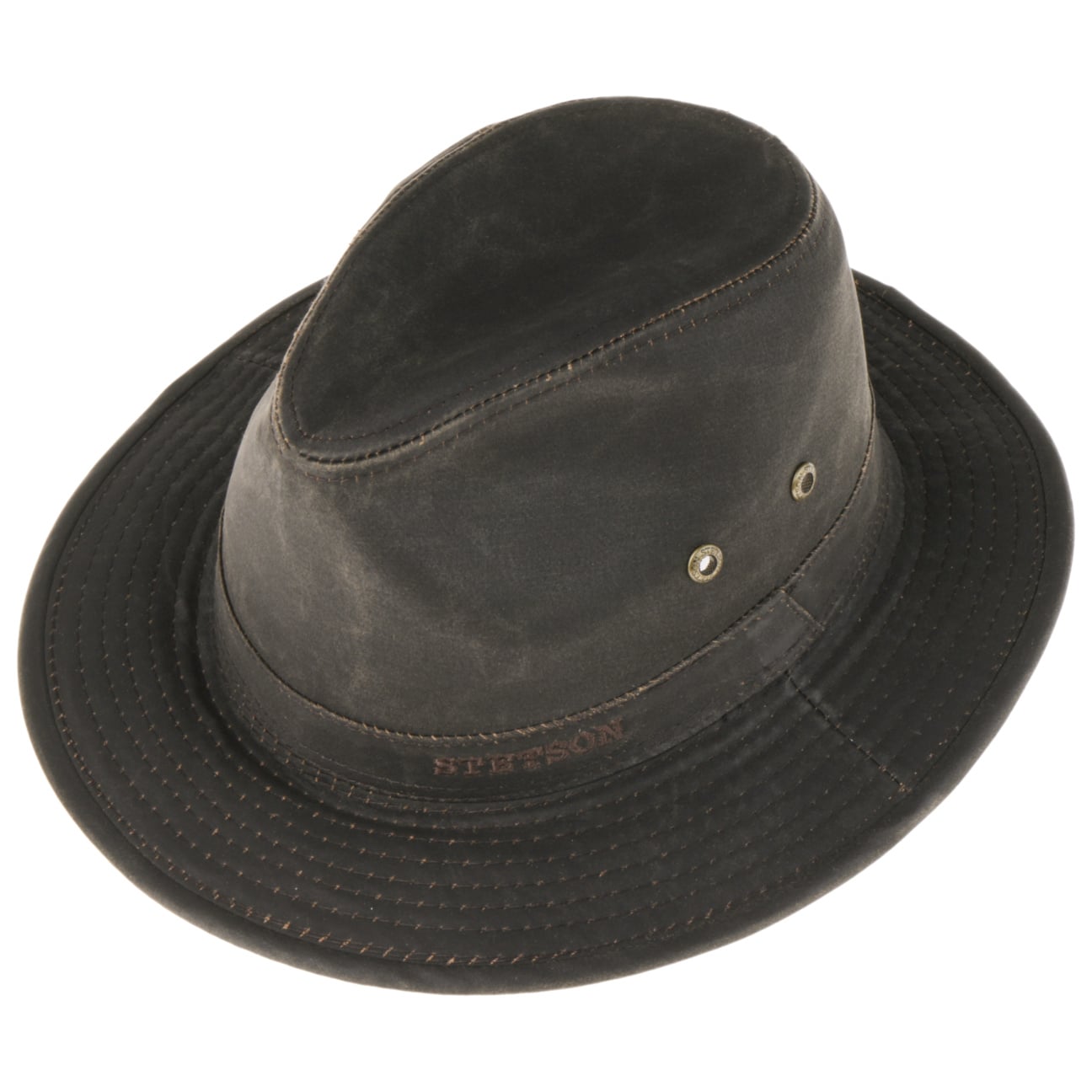 Stetson Ava Cotton Traveller Hat - Women's Summer Wide Brim Sun Hat for Beach, Travel & Outdoor Activities
