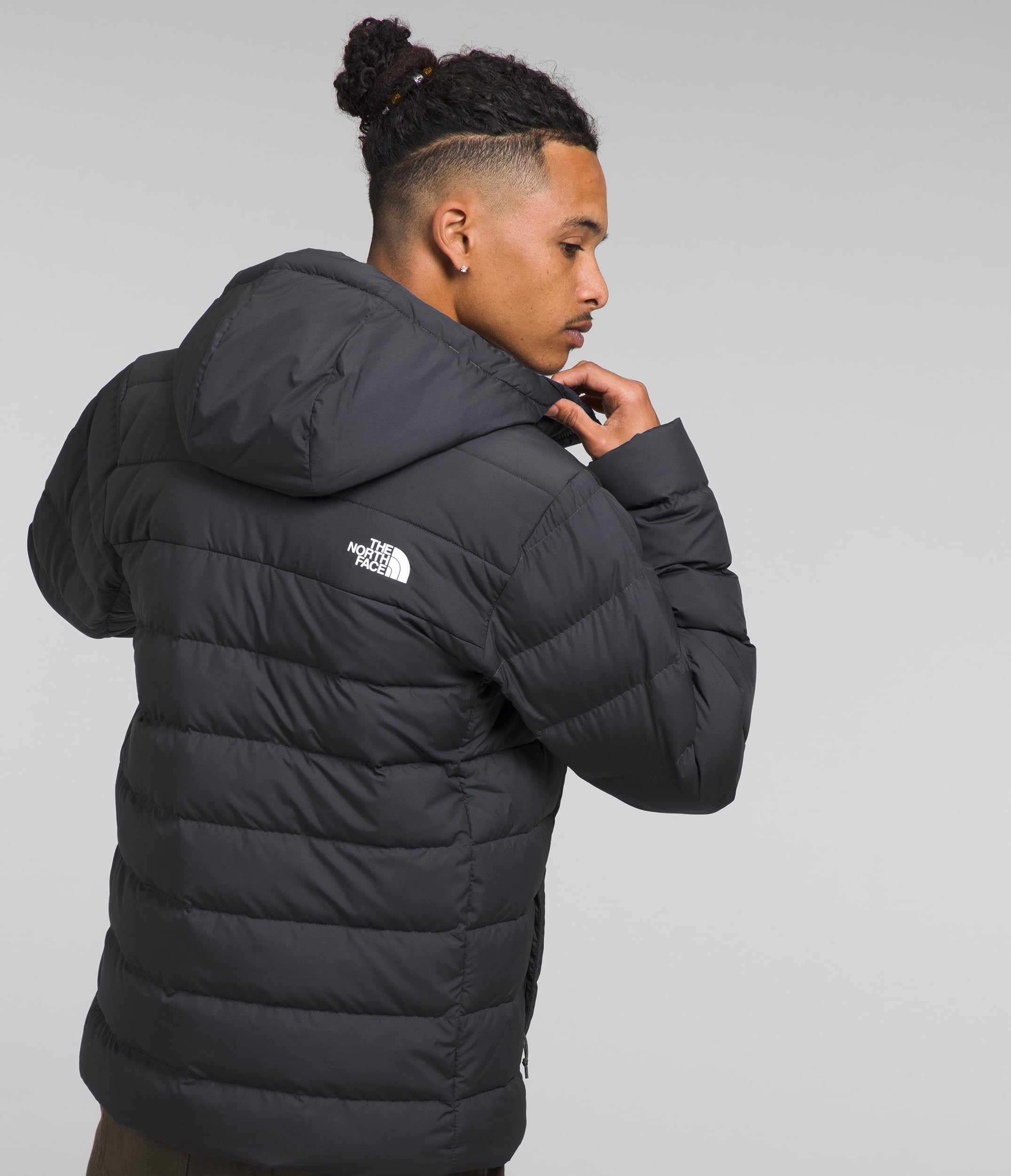 THE NORTH FACE Aconcagua 3 Hoodie for Men - Lightweight Fleece Jacket with Hood for Hiking, Camping & Outdoor Adventures