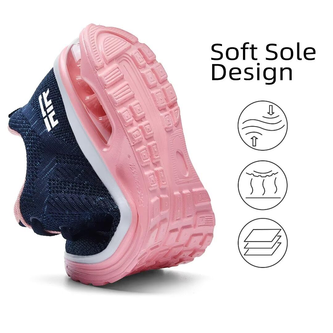 Women's Air Cushion Running Shoes - Lightweight Walking Sneakers for Gym, Workout & Sports | Comfortable Tennis Shoes for Women with Air Support - Perfect for Jogging, Training & Active Lifestyle
