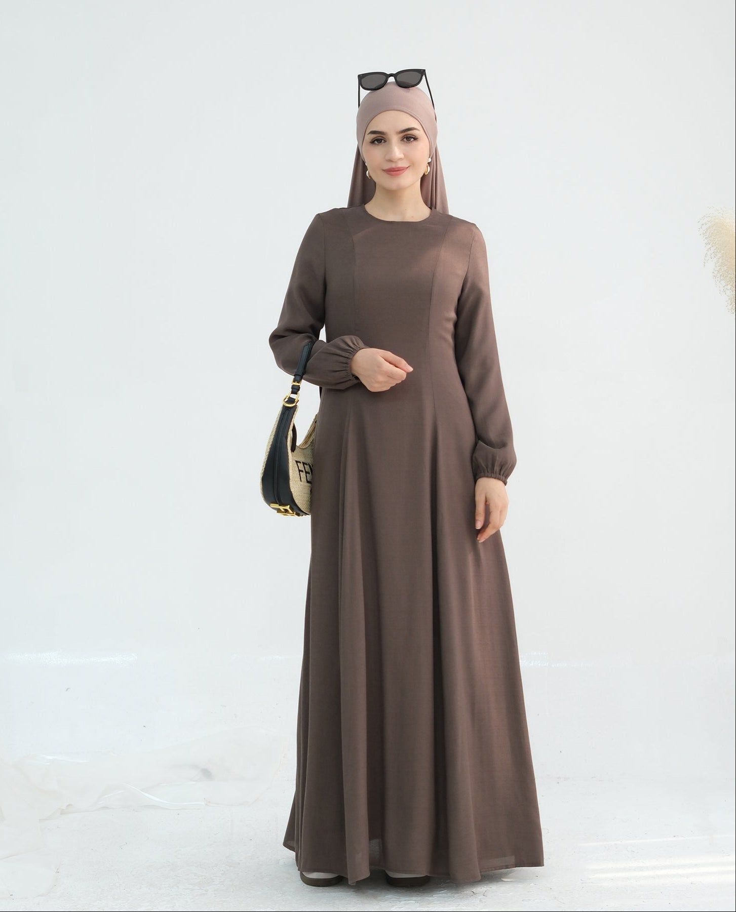 Isabella Maxi Dress for Women - Elegant Brown Long Flowy Summer Dress | Perfect for Beach, Vacation, and Casual Outings