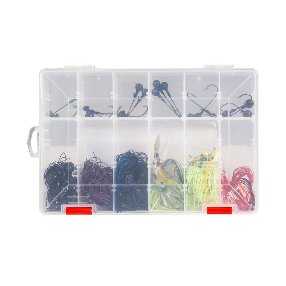 Plano Rustrictor StowAway 3600 Waterproof Tackle Storage Box - Fishing Gear Organizer for Lures, Hooks & Accessories - Perfect for Boat, Kayak & Shore Fishing Trips