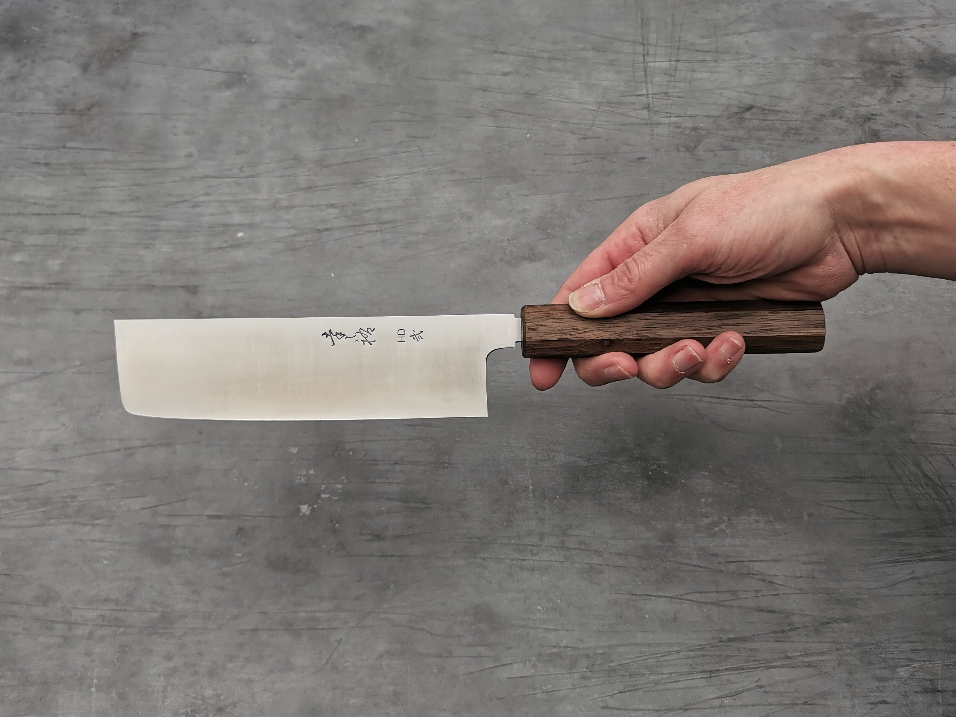 Konosuke HD2 Japanese Nakiri Knife - High Carbon Steel Vegetable Knife for Professional Chefs & Home Cooking, Perfect for Slicing, Dicing & Chopping Vegetables