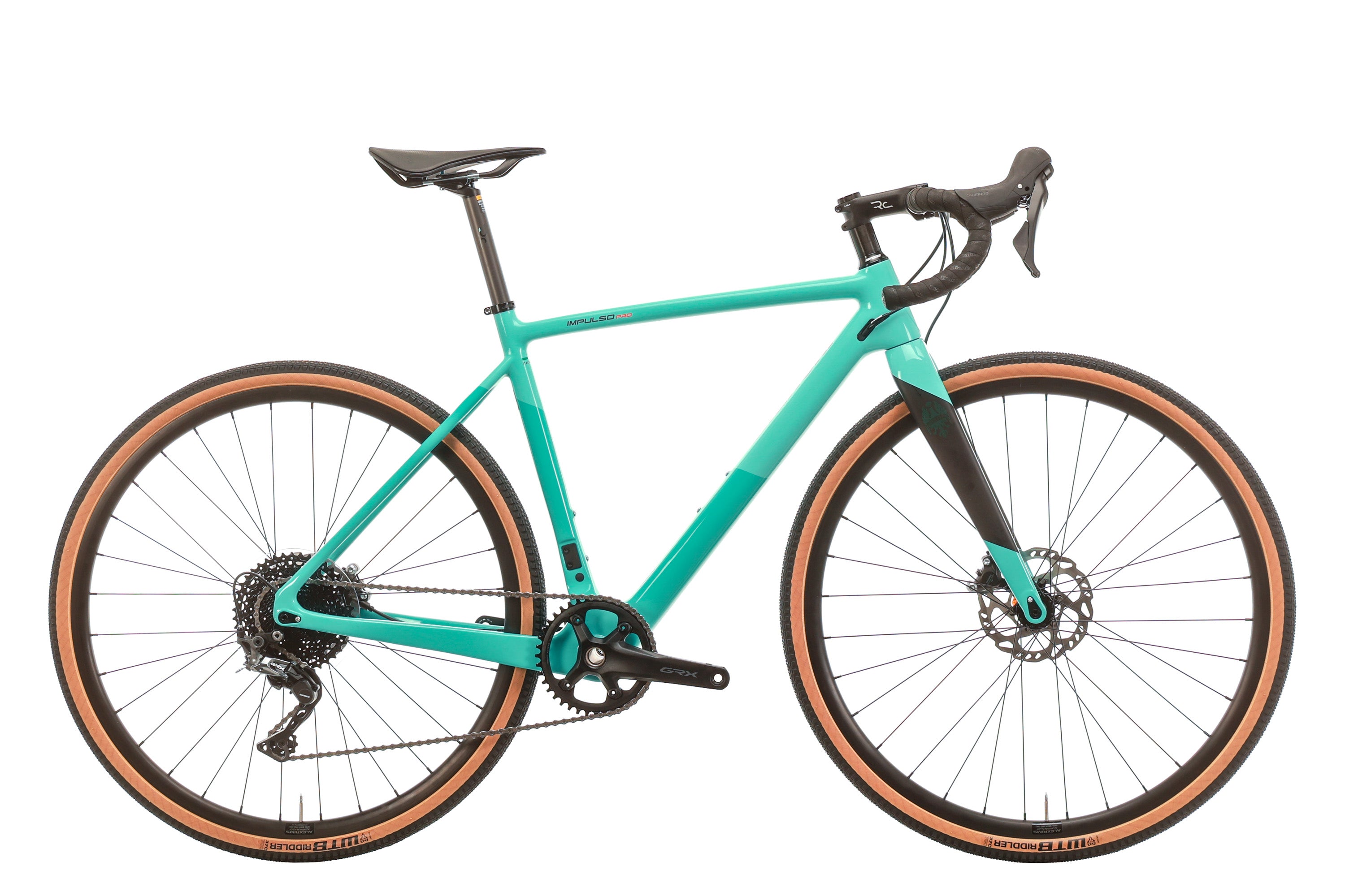 Bianchi Impulso Pro GRX600 1x11 Gravel Bike 2023 - 50cm Carbon Frame, Shimano GRX Groupset - Perfect for Adventure Riding, Commuting & Off-Road Trails