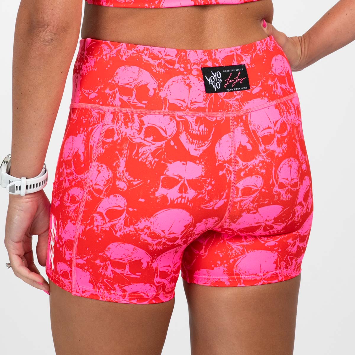 Women's Running Shorts - LTD Run Pulse Short Darkside - High Waist Athletic Shorts for Women - Perfect for Gym, Jogging & Workouts