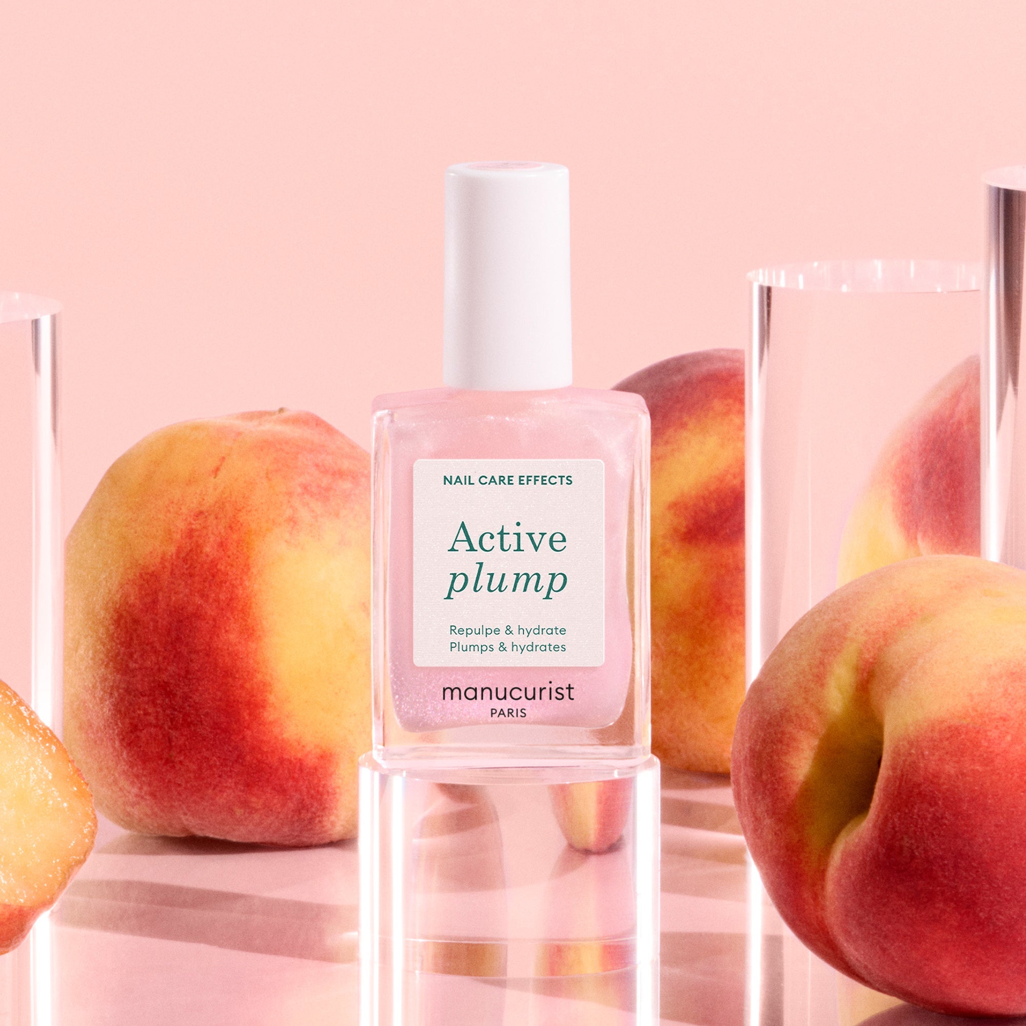 Manucurist Active Plump Nail Treatment - Hydrating & Strengthening Nail Care for Healthy, Glossy Nails | Perfect for Daily Use & Professional Salons