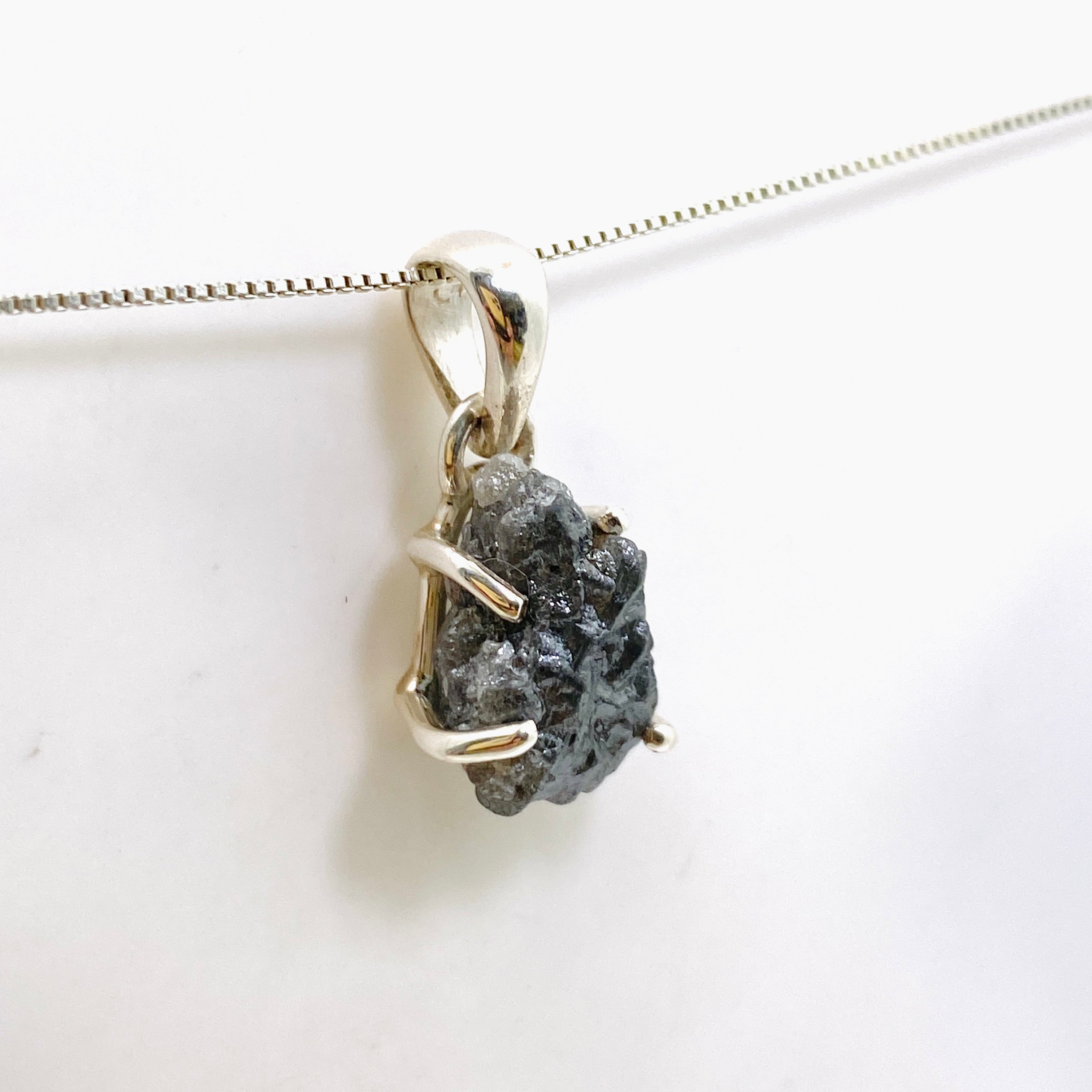 Natural Freeform Rough Diamond Pendant Necklace PPGJ1037 - Unique Handmade Jewelry for Women, Boho Chic Style, Perfect for Weddings & Special Occasions