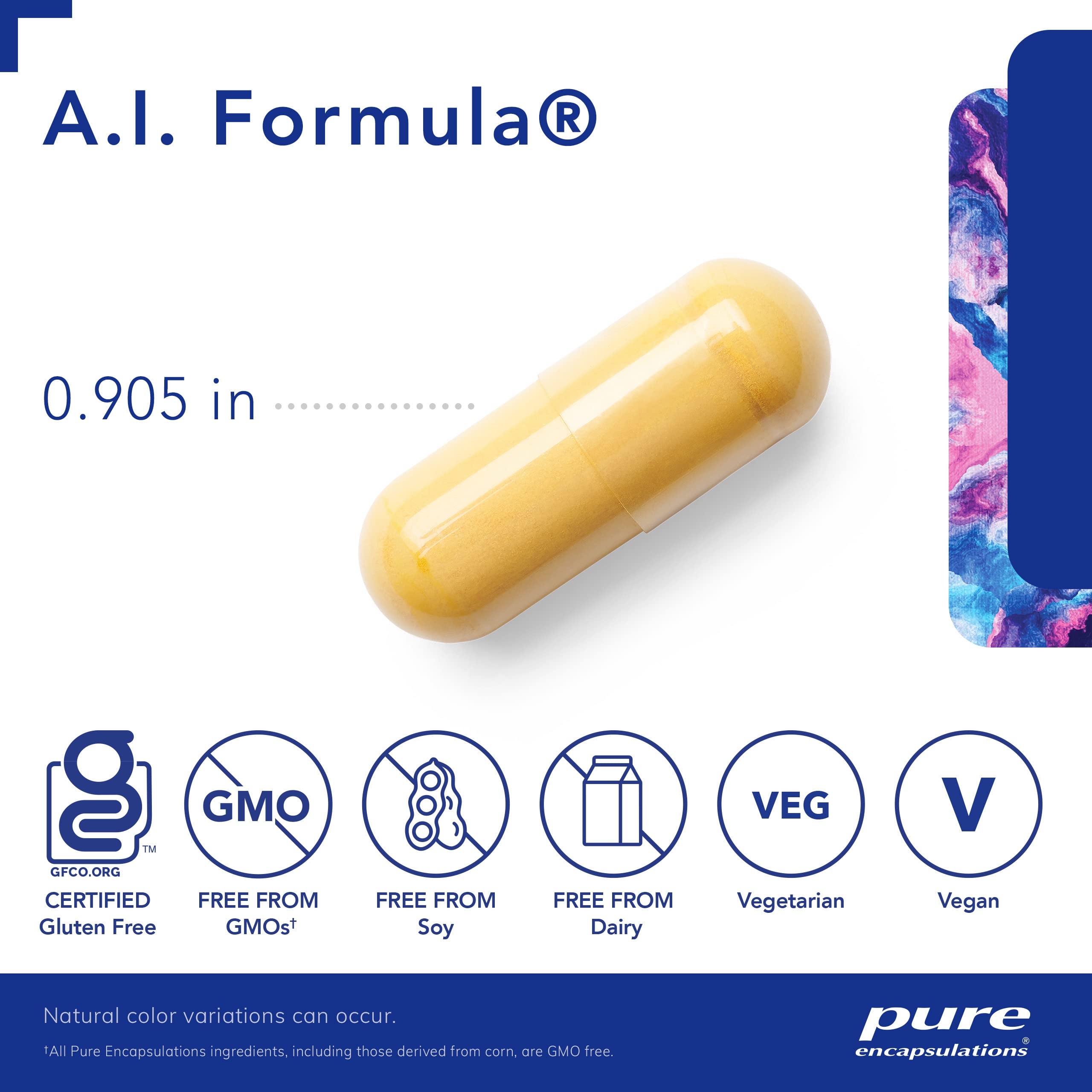 Pure Encapsulations A.I. Formula - Hypoallergenic Immune Support Supplement with Antioxidants | 120 Capsules | Supports Healthy Immune System Function | Ideal for Allergy Season & Daily Wellness