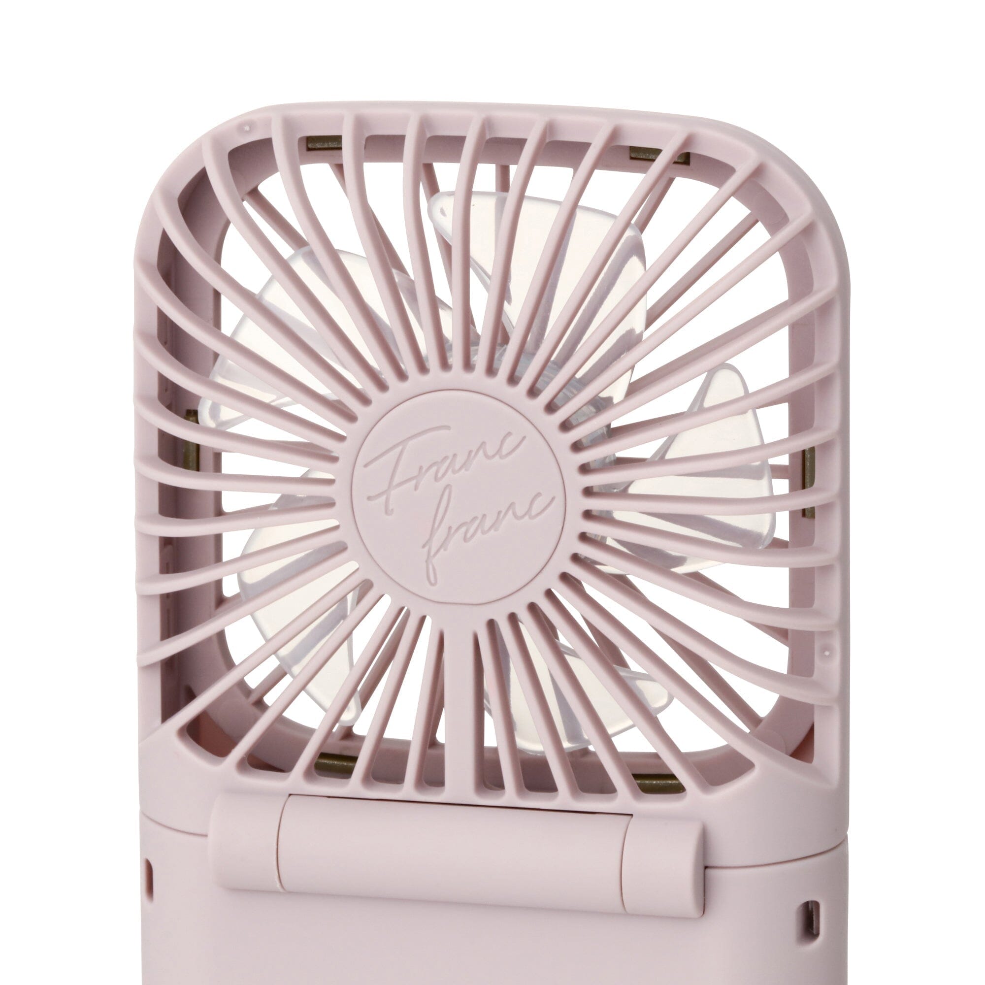 FRAIS Smart Handy Fan - Portable USB Rechargeable Mini Fan with 3 Speeds, Matte Pink - Perfect for Office, Travel, and Outdoor Activities