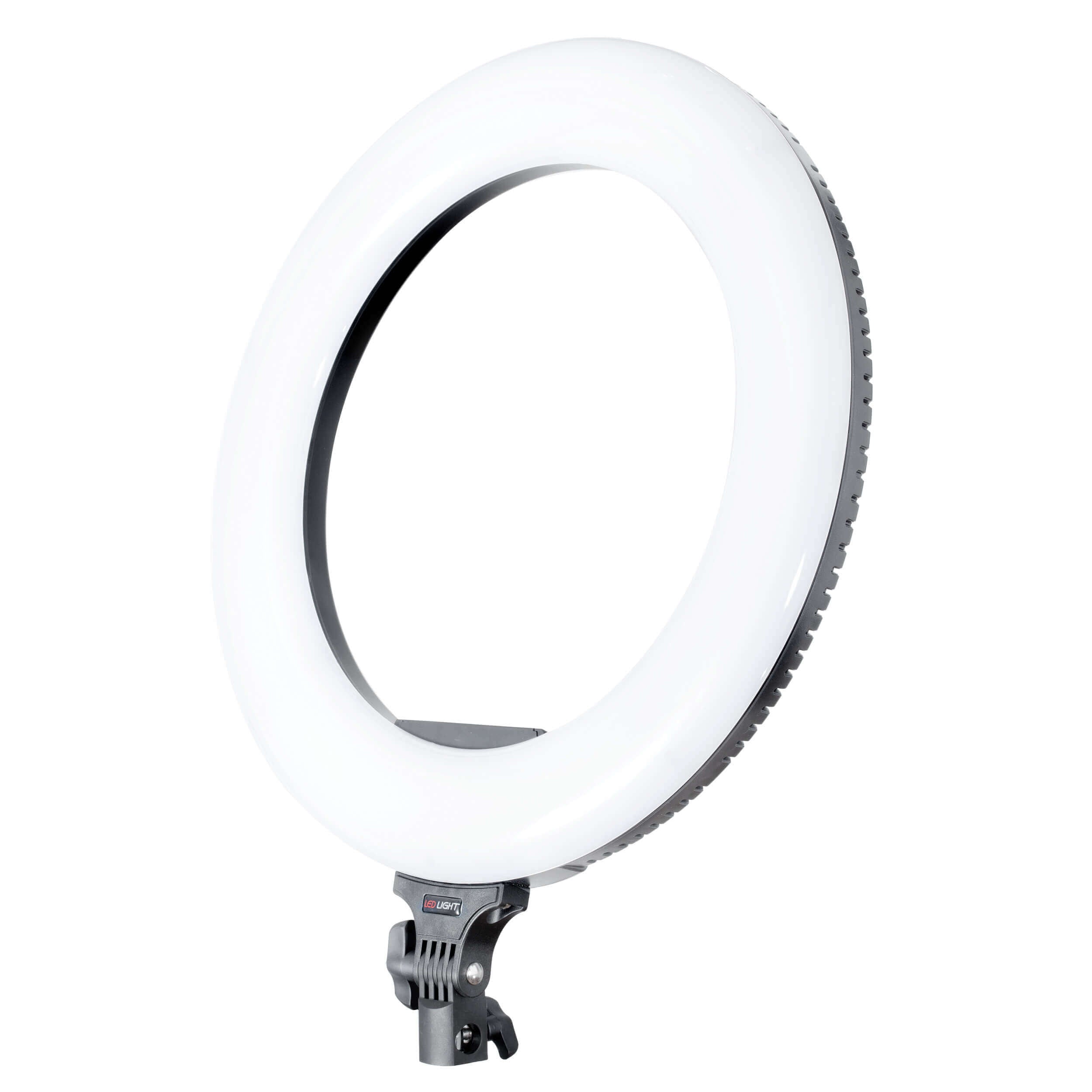 RICO240B MKII Professional LED Ring Light Stand with Battery - Perfect for DSLR Camera, YouTube Videos, Live Streaming & Photography Studio Lighting