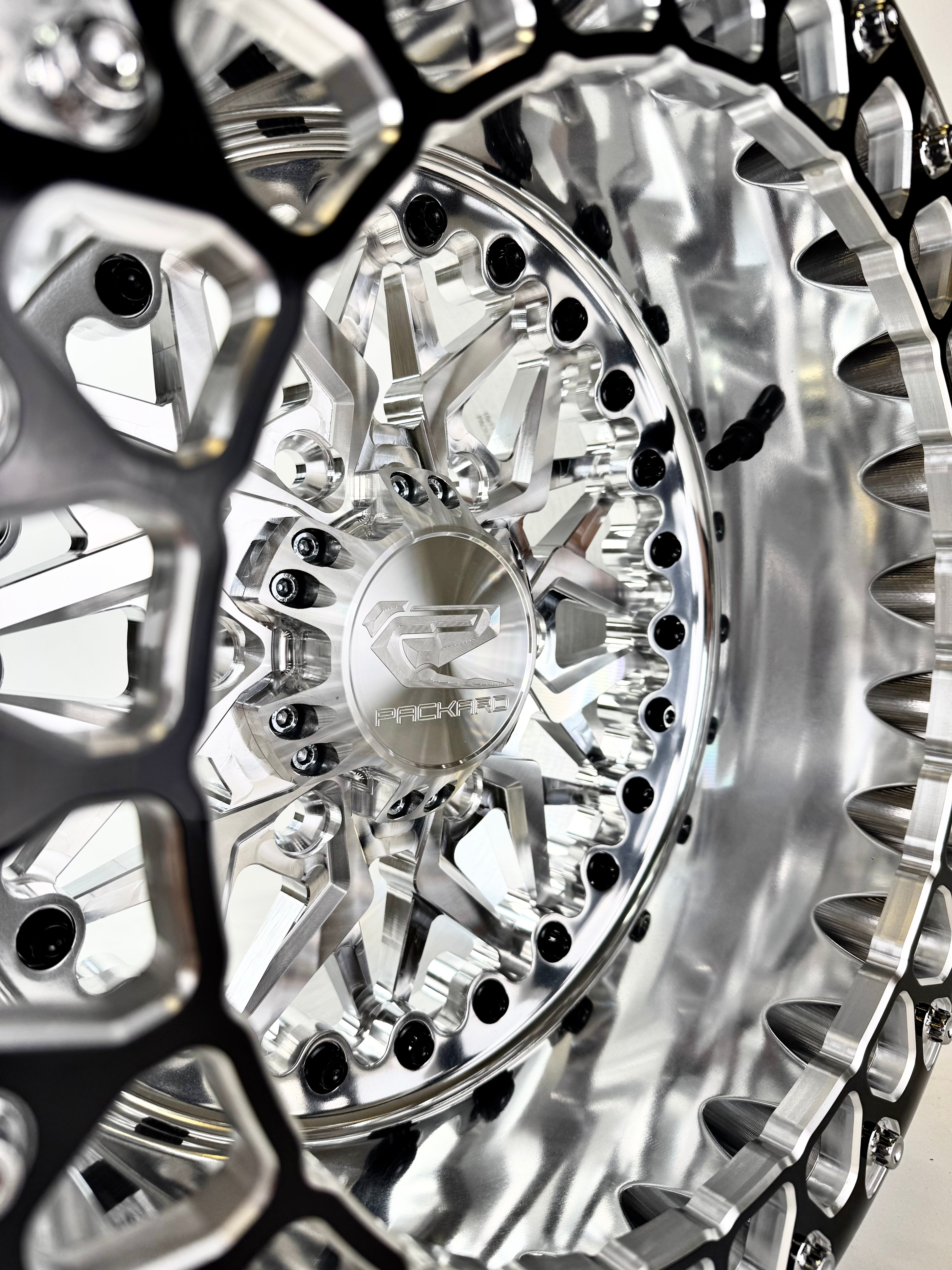 Impact FF Forged Polished Beadlock Wheels - Silver Maverick R 6x139.7 for Off-Road Trucks & SUVs | Durable Alloy Rims for Adventure & Daily Driving