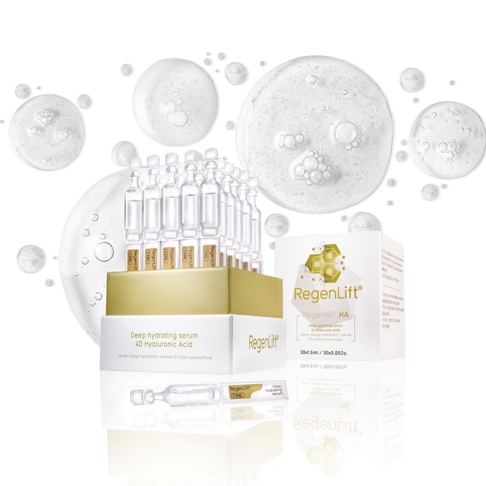 Best Hyaluronic Acid Face Serum for Sensitive Skin - Anti-Aging & Firming Facial Treatment - Daily Moisturizer for Women & Men - Dermatologist Tested - Perfect for Dry Skin & Wrinkle Reduction
