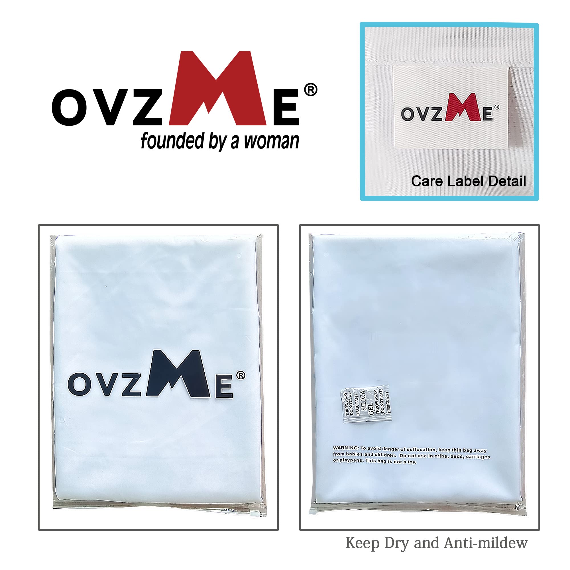 OVZME 45 Inch Black Sheer Voile Curtains - 2 Panel Set with Rod Pocket for Small Windows (42