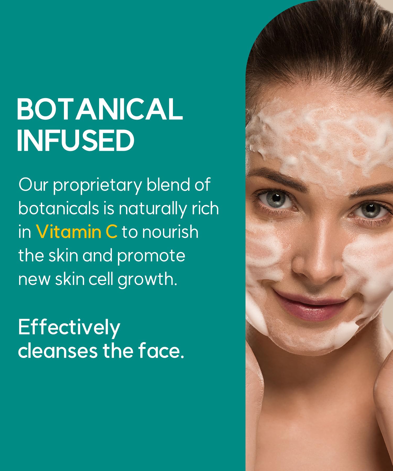 Korean Deep Cleansing Foam Face Wash for Blackheads & Acne - with Exfoliating Brush - Oily Skin Care for Daily Use