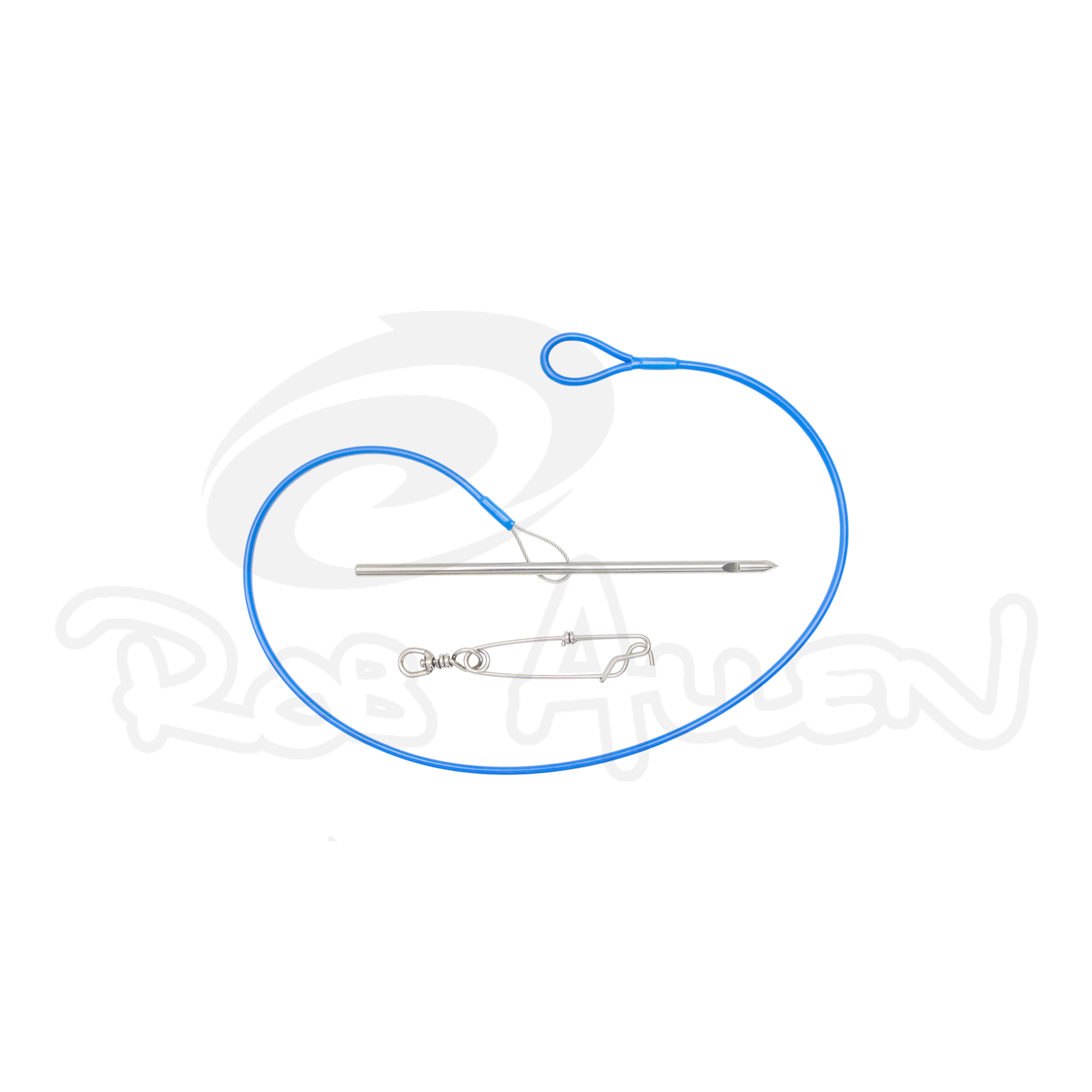 Rob Allen Stringer - Plastic Coated Swivel Clip for Spearfishing & Fishing Gear | Durable Saltwater Fishing Accessories for Spearguns & Dive Equipment