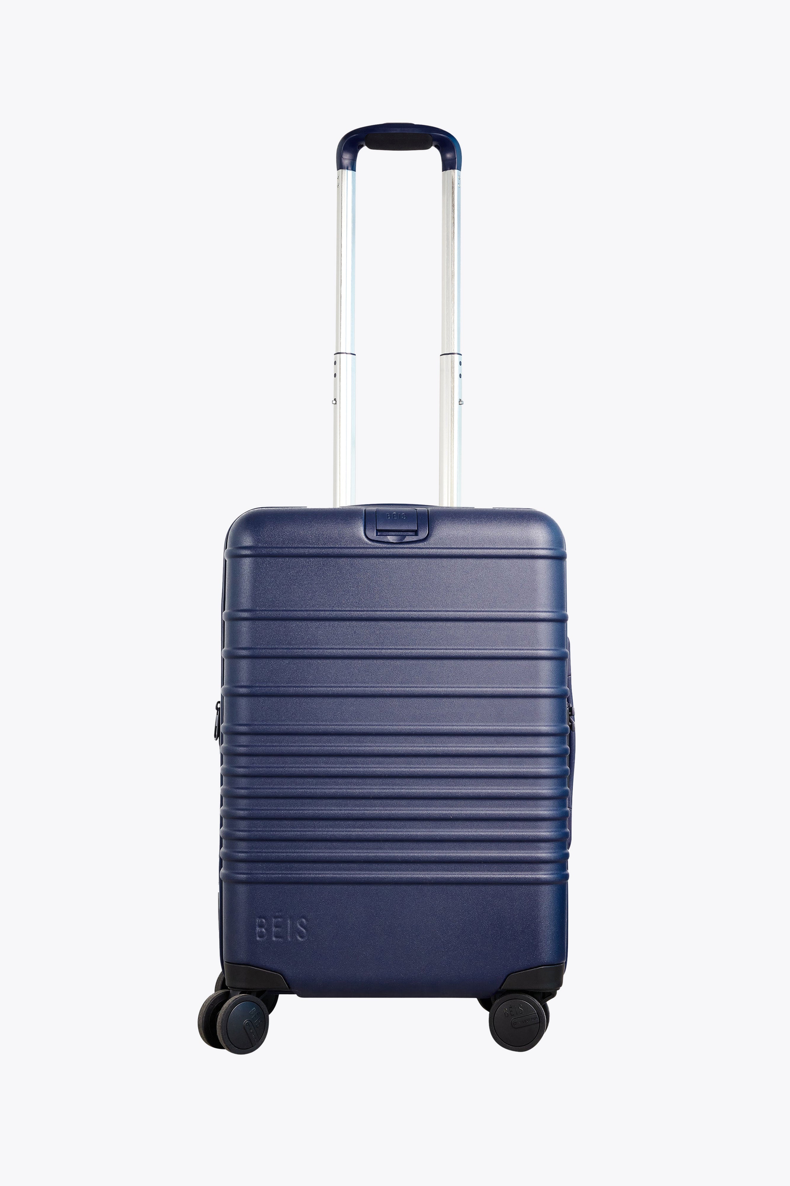 Navy Blue Carry On Luggage with Spinner Wheels - Perfect for Air Travel, Business Trips & Weekend Getaways