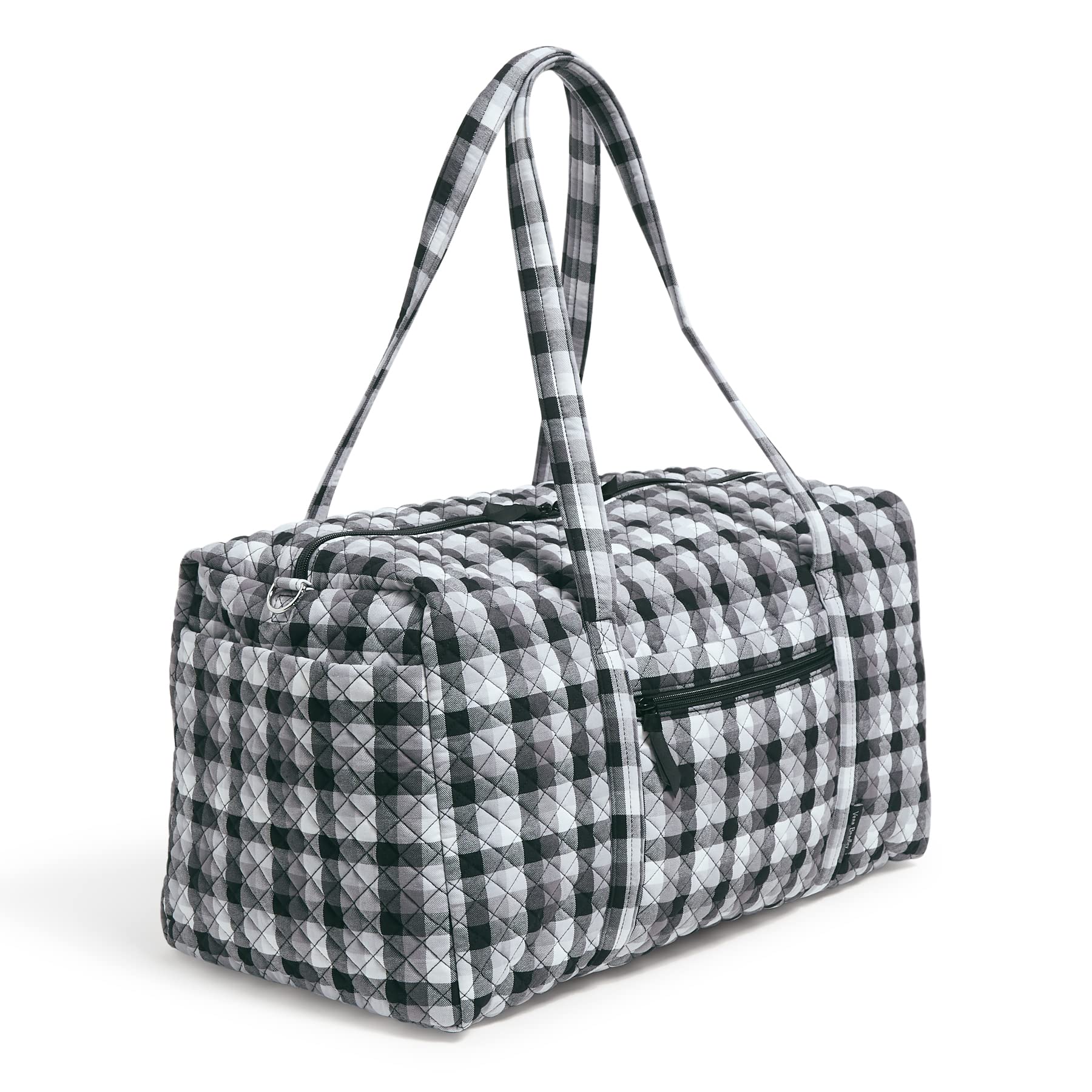 Vera Bradley Women's Large Cotton Travel Duffle Bag - Lightweight Carryall for Weekend Getaways, Gym, Sports & Overnight Trips