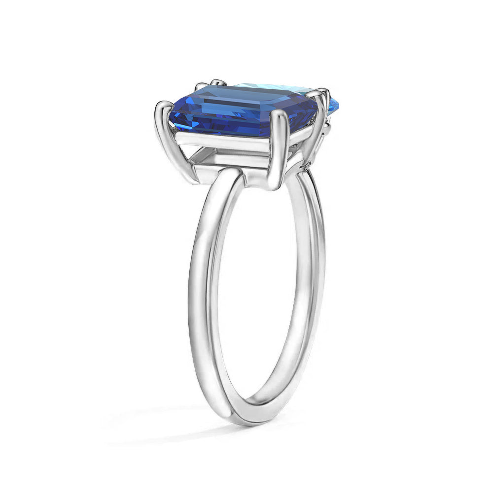 Toi et Moi Personalized Sapphire Birthstone Ring | Custom Anniversary Jewelry Gift for Her | Perfect for Weddings, Engagements & Romantic Occasions