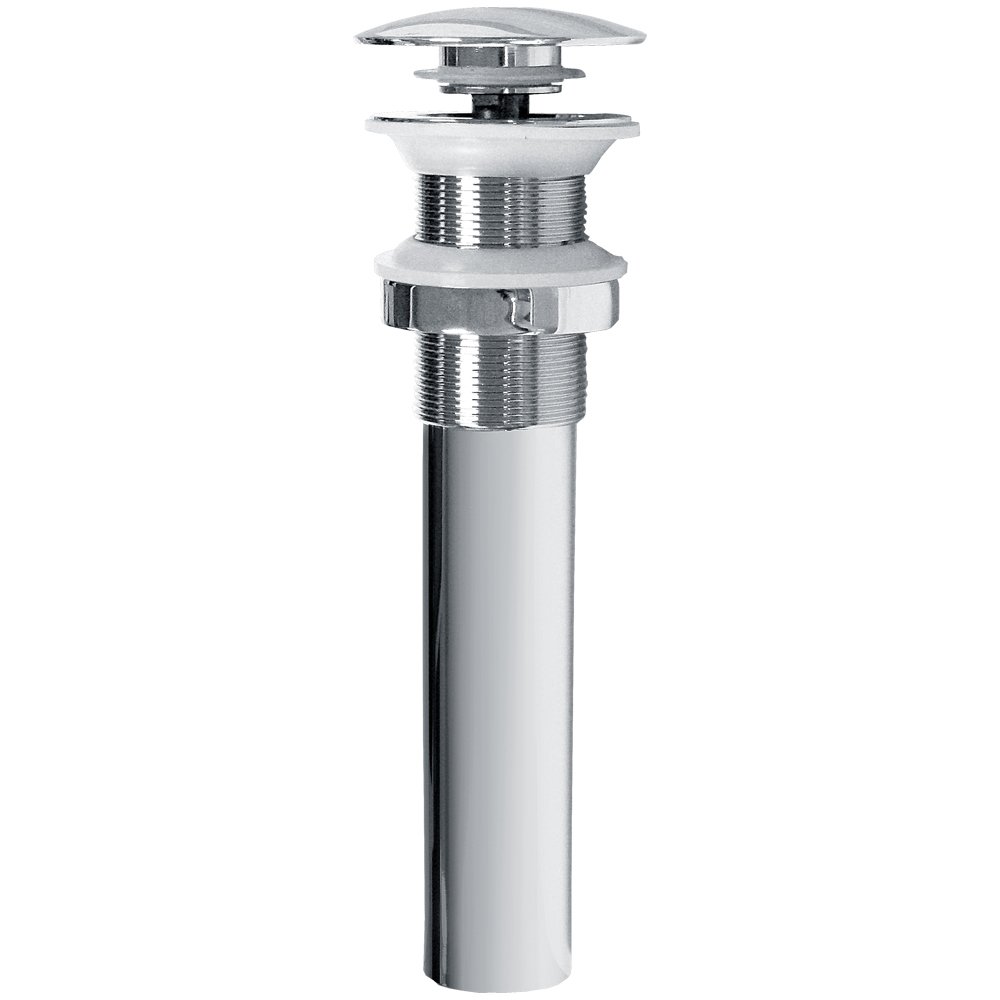 Dawn POP210 Chrome Vessel Sink Pop-Up Drain - Modern Bathroom Sink Drain for Vanity & Powder Room Installation