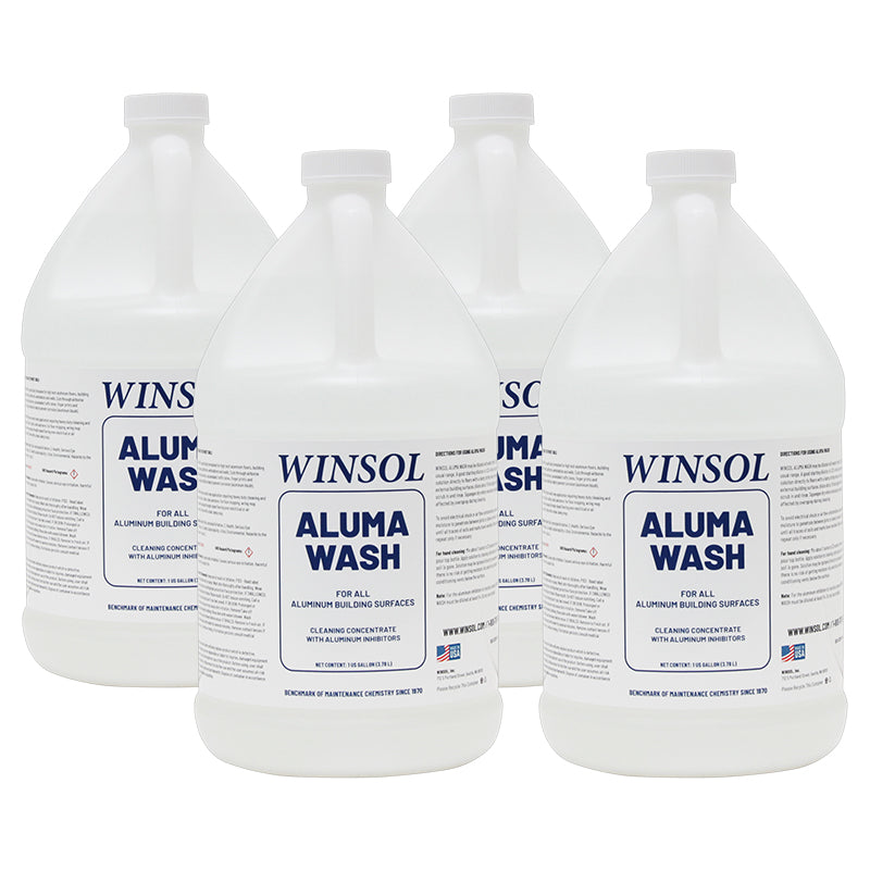 Winsol Aluma Wash - Professional Aluminum Cleaner & Brightener for Boats, RVs, and Trailers - Restores Shine & Removes Oxidation - Ideal for Marine, Automotive, and Outdoor Use