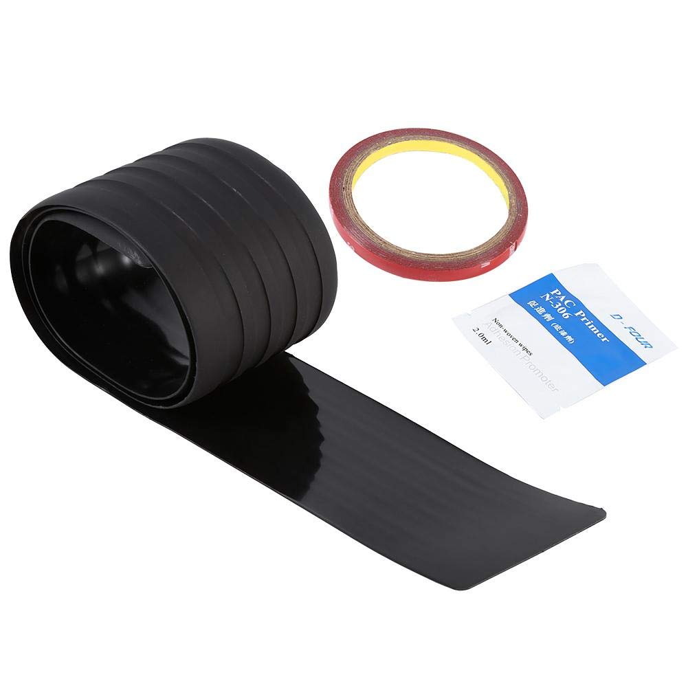 Akozon Black Rubber Trunk Bumper Guard - Durable Rear Trunk Protector Trim Cover with Protective Strip for Cars, SUVs & Trucks | Perfect for Parking Lot Scratches & Loading Protection