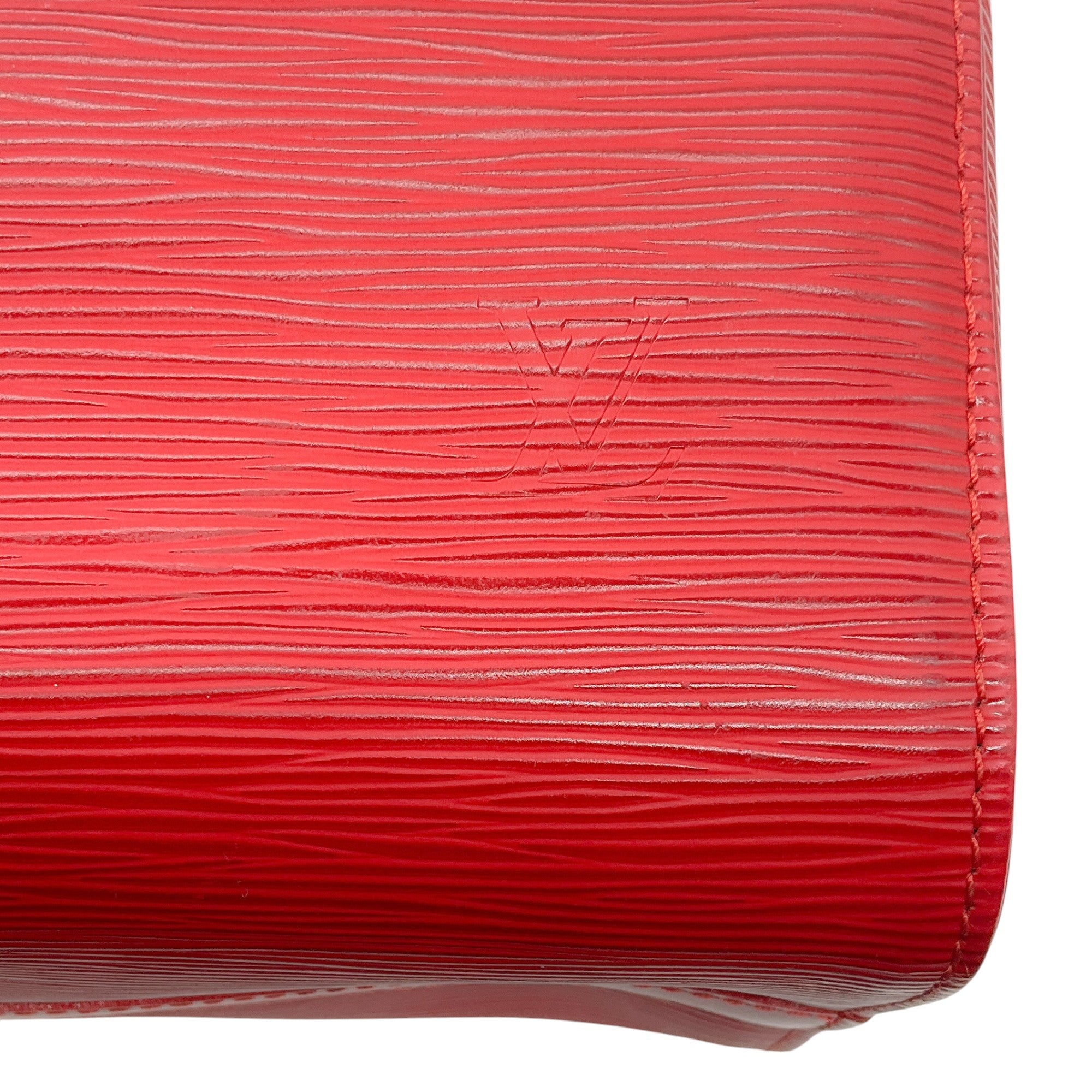 Authentic Louis Vuitton Epi Leather Speedy 30 Handbag in Vibrant Red - Perfect for Work, Travel & Everyday Luxury Fashion Accessory