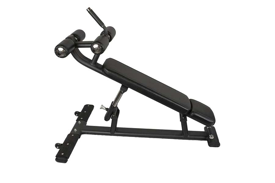 Warrior Adjustable Decline Crunch Weight Bench for Home Gym - Ab Workout Equipment for Core Strength Training | Perfect for Small Spaces & Full-Body Exercises