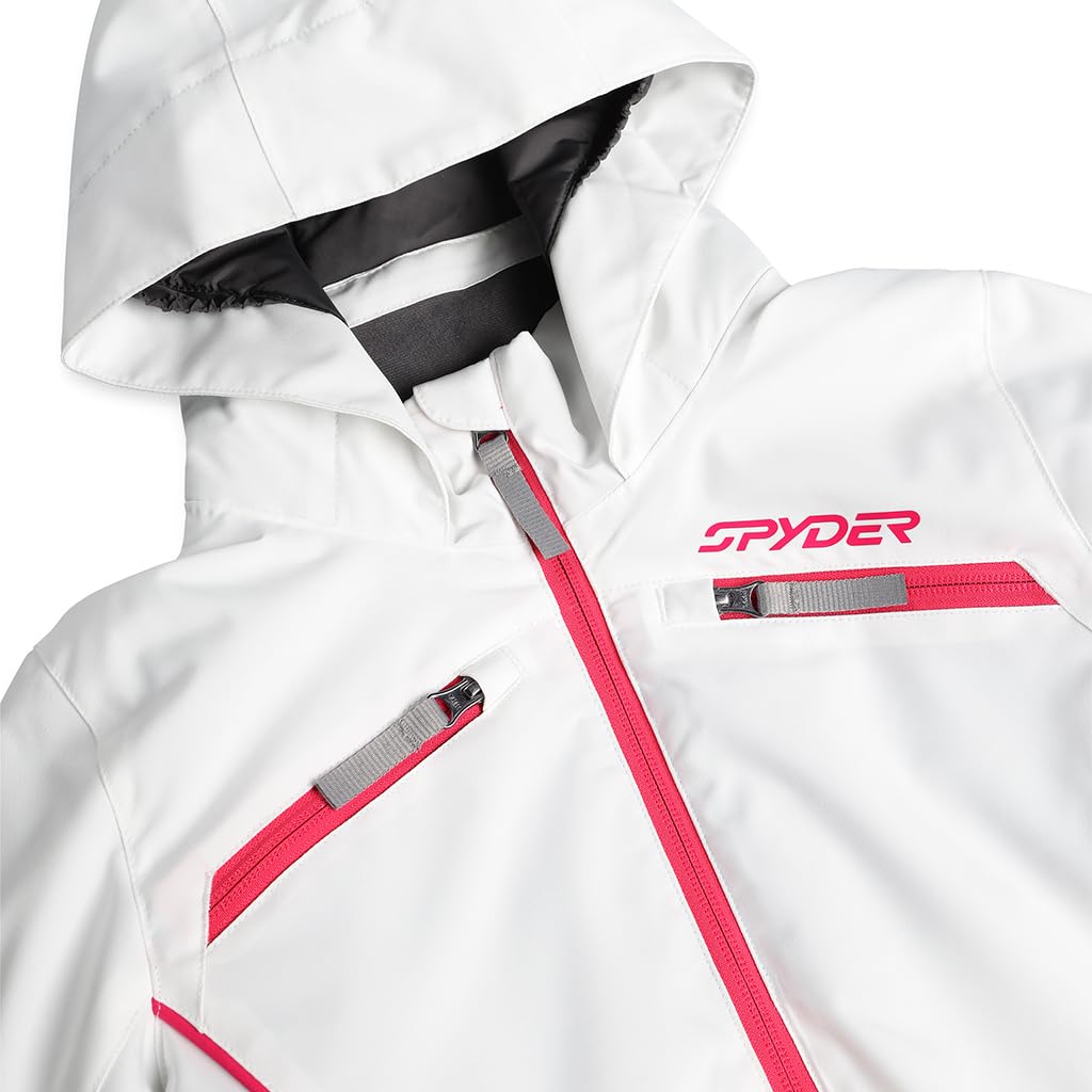 Spyder Girls Camille Insulated Ski Jacket - Waterproof Winter Coat for Kids - Perfect for Snowboarding, Skiing & Cold Weather Outdoor Activities