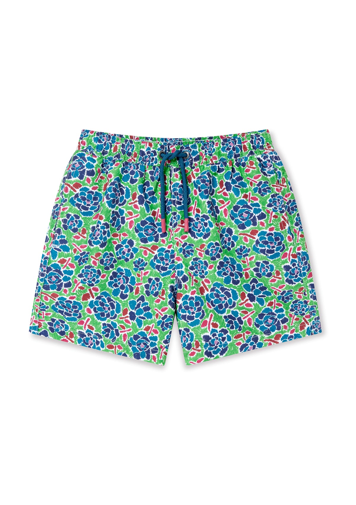 Boardies® X Liberty Kids Charleston Posy Floral Print Swim Trunks for Boys - Perfect for Beach, Pool, and Summer Vacations