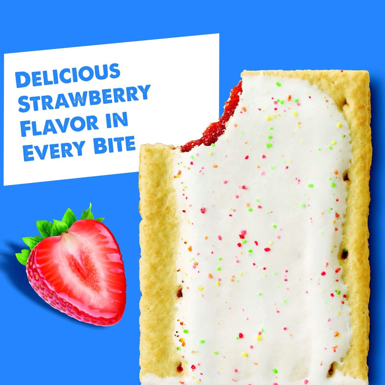 Pop-Tarts Giant Variety Pack 48 Count - 2.3 Kg (Strawberry, Cherry & Blueberry) | Breakfast Pastries, Snacks & On-the-Go Treats for Kids & Adults