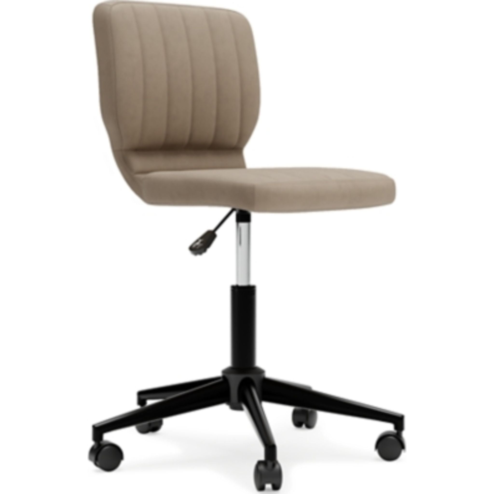 Beauenali Ergonomic Office Chair - Taupe - Adjustable Height & Lumbar Support for Home & Workspace Comfort