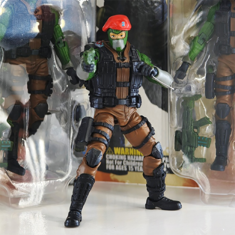 1/18 HIYA 4inch G.I.JOE Beach Head Action Figure - Exquisite Mini Collectible for Display & Play - Perfect for Collectors, Gifts, and Diorama Scenes