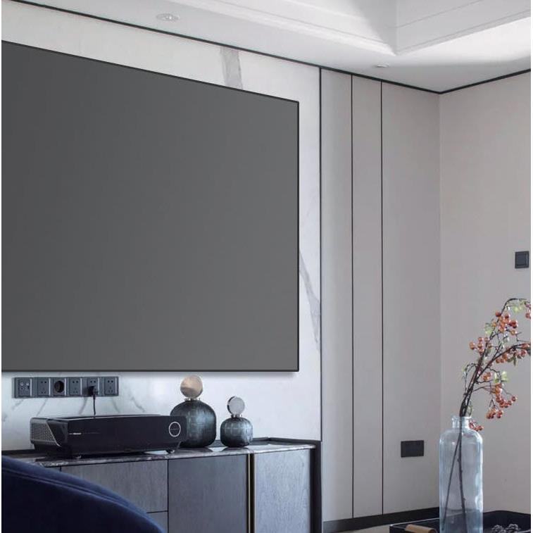 2C 120-Inch Ambient Light Rejecting Projector Screen - Home Theater & Outdoor Movie Screen for Ultra HD 4K Projection - Perfect for Living Rooms, Backyard Movie Nights & Office Presentations