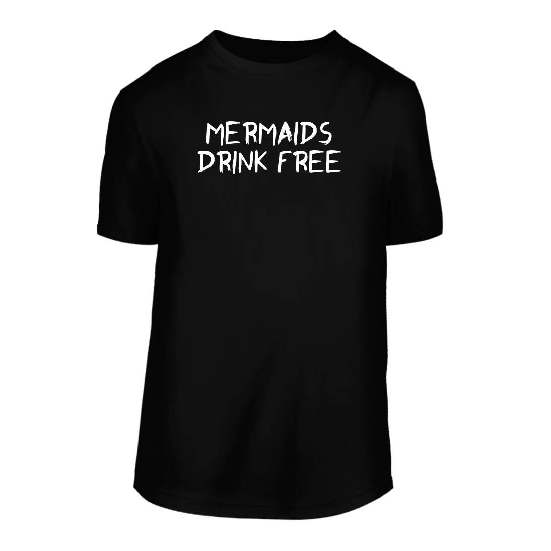 Funny Mermaids Drink Free Men's Short Sleeve T-Shirt - Casual Summer Tee for Beach Parties & Bar Hopping