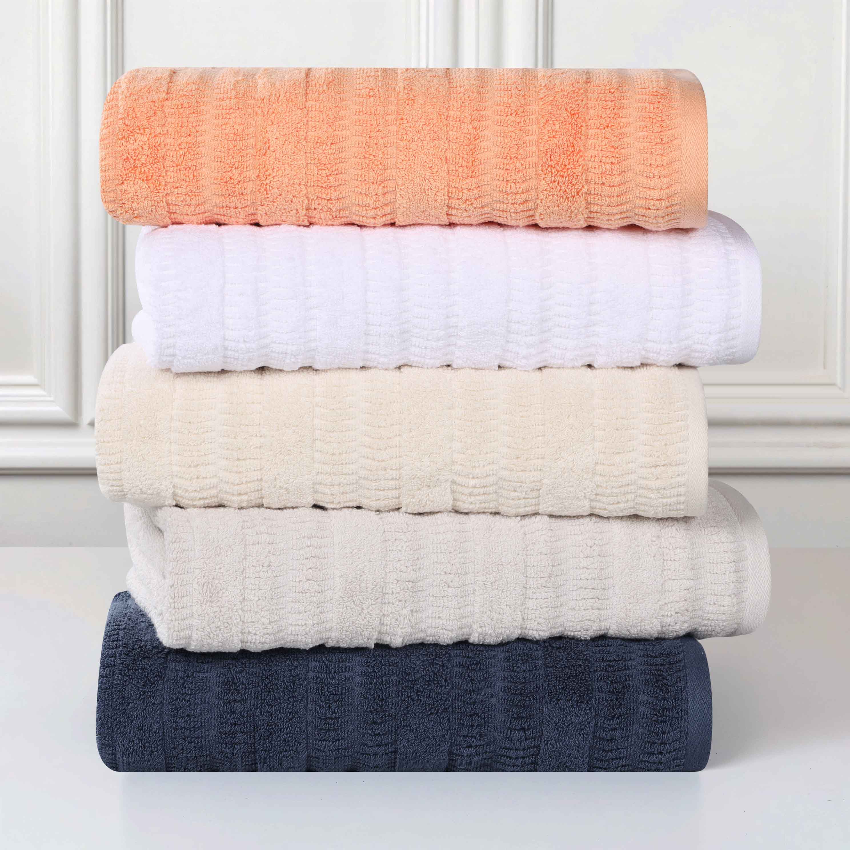 Premium 9-Piece Mika Smart Twist Cotton Towel Set - Soft, Absorbent & Quick-Drying Bath Towels for Spa, Gym & Luxury Home Use