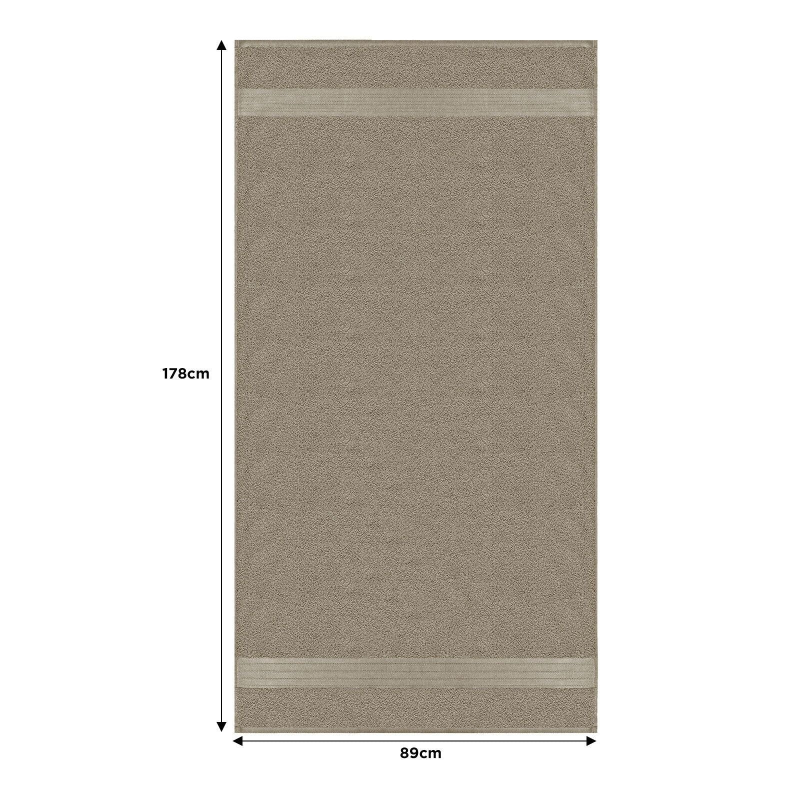 Premium Extra Large Bath Sheet Towel 89x178cm (35x70 Inches) - Ultra Soft & Absorbent Sandstone Color - Luxury Spa, Beach, Pool & Bathroom Towel for Adults