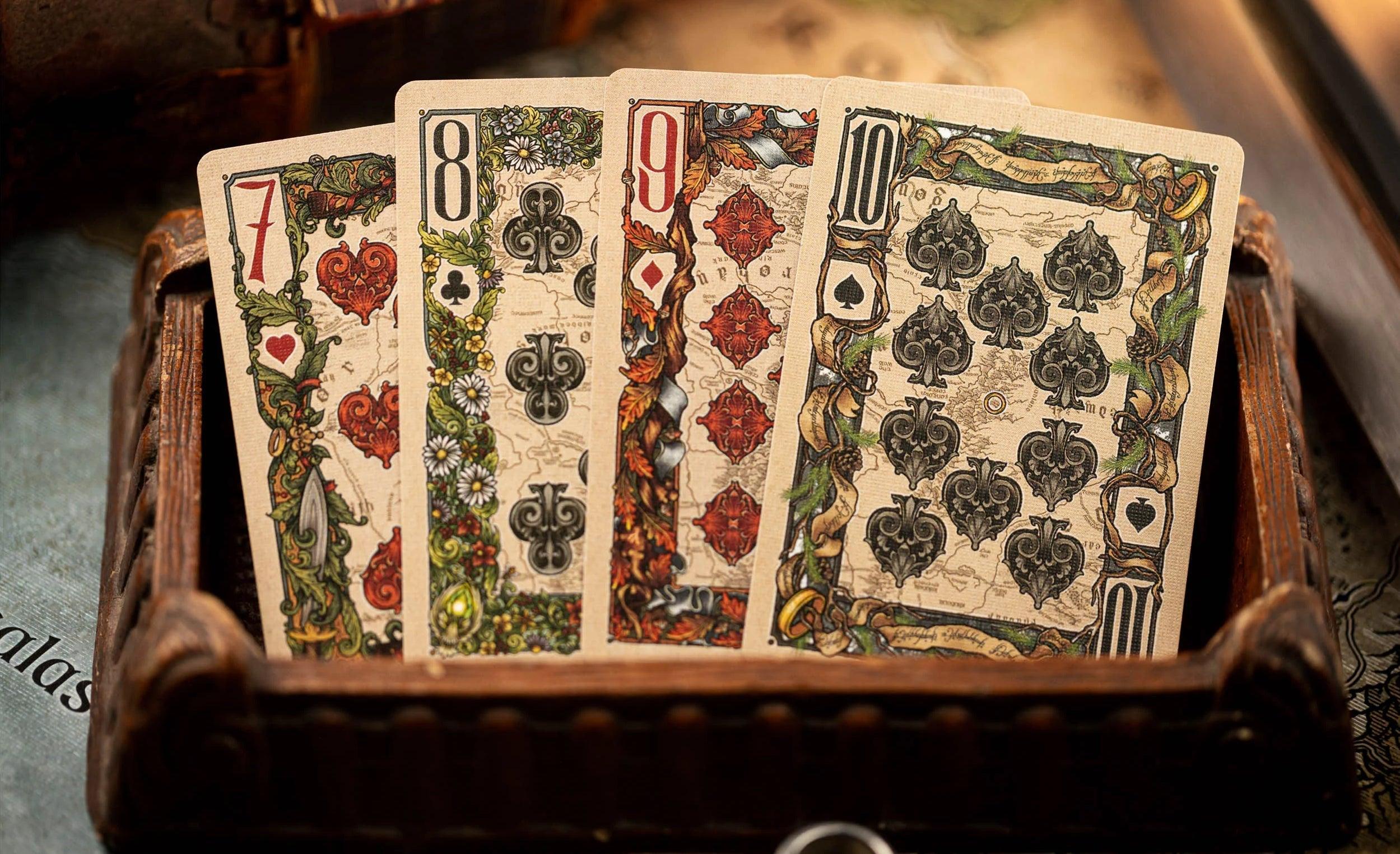 The Fellowship of the Ring Playing Cards - Official LOTR Lord of the Rings Collectible Card Game - Perfect for Movie Nights, Game Nights & Tolkien Fan Gifts