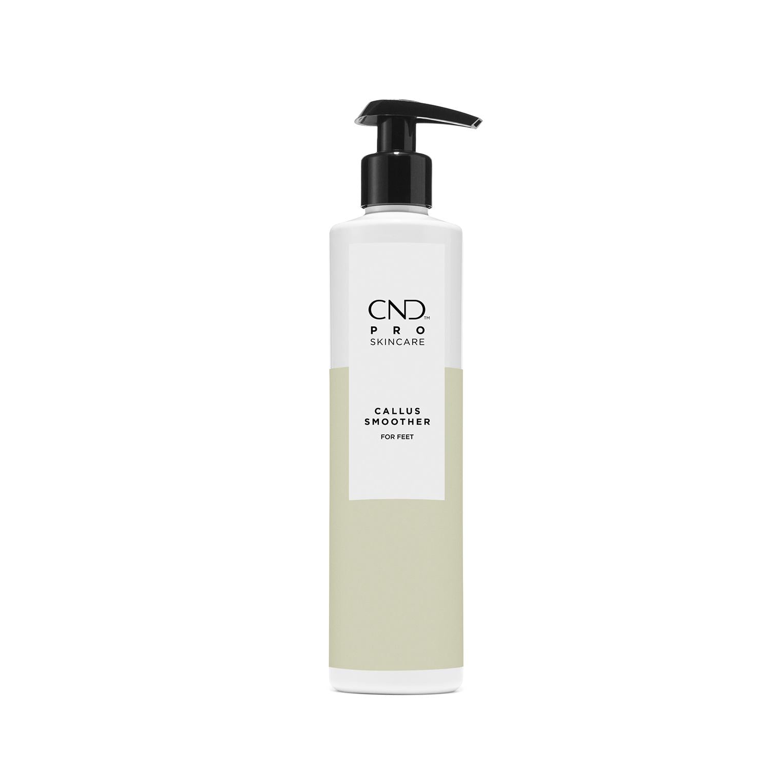CND Pro Skincare Advanced Callus Smoother for Feet - 10.1 fl oz Foot File & Exfoliator - Dry Cracked Heel Treatment - Pedicure Essential for Soft Smooth Feet at Home & Salon Use