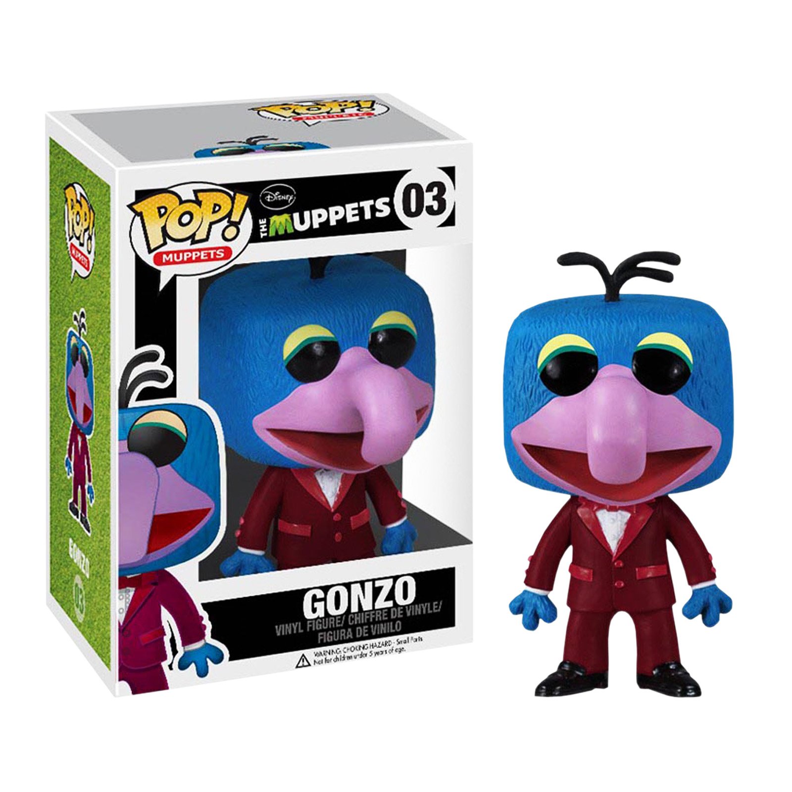 Funko Pop Disney Muppets Gonzo Vinyl Figure 10cm - Collectible Toy for Disney Fans - Perfect for Home Decor, Office Display, and Gift Giving