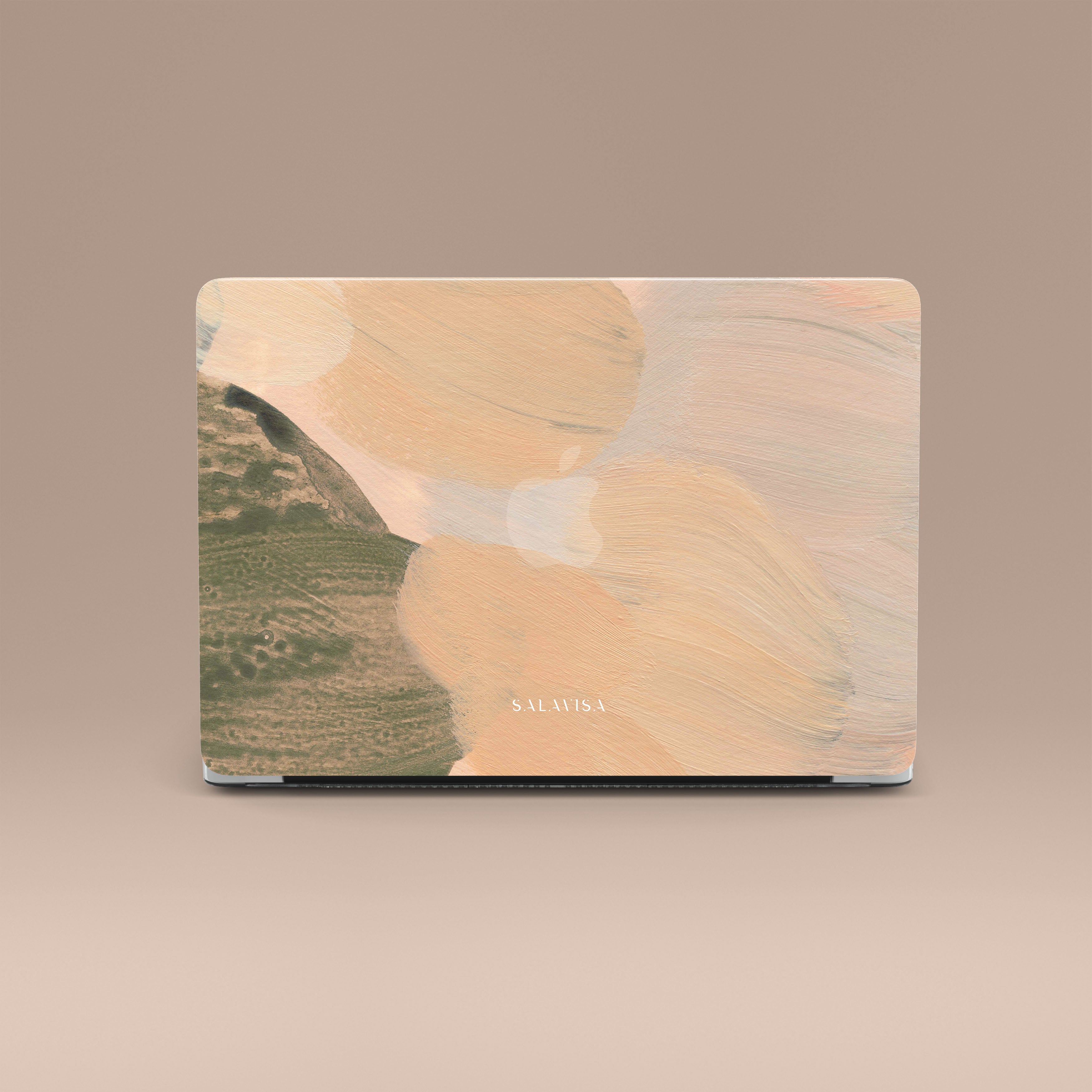 Premium MacBook Pro/Air Protective Case - Durable Canvas Cover with Stylish Sunny Design for 13/15 Inch Laptops - Perfect for Work, Travel & School Use