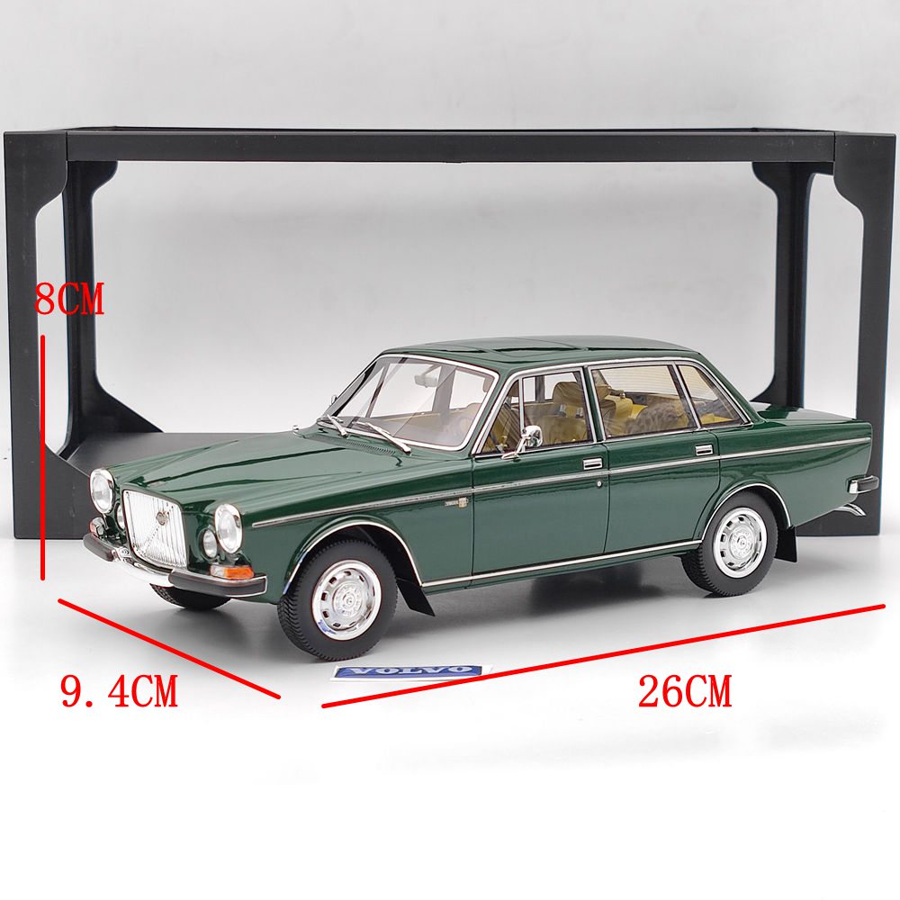 1/18 Scale Volvo 164 E 1972 Resin Model Car - Limited Edition Green Collectible Toy - Perfect for Display, Gifts & Car Enthusiasts Collections