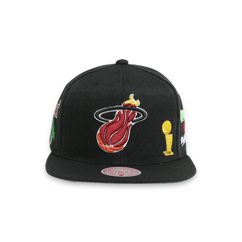 Miami Heat NBA Snapback Hat - Official Team Logo Adjustable Baseball Cap for Men & Women - Perfect for Basketball Games, Streetwear & Sports Fan Gifts
