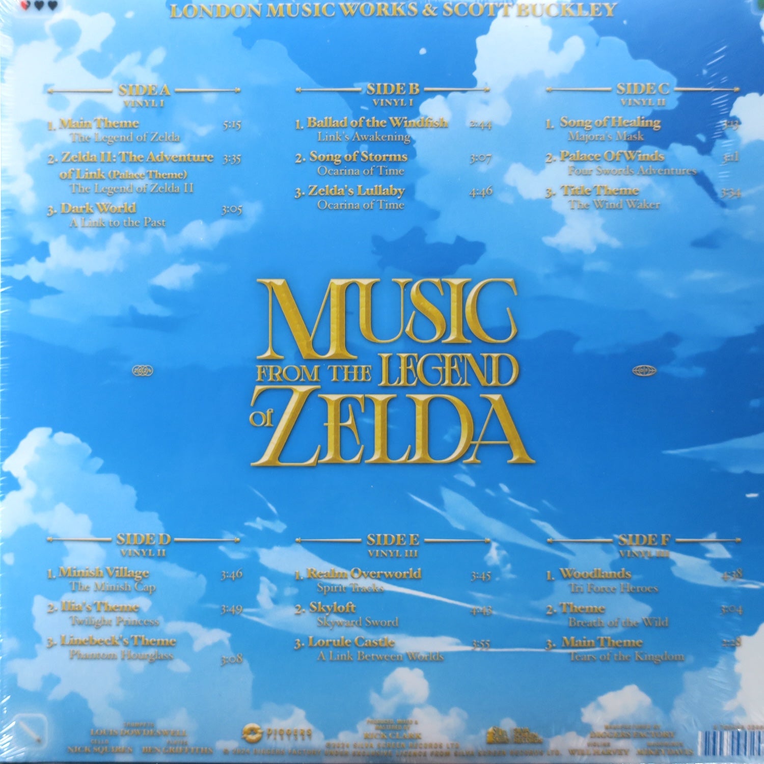 The Legend of Zelda Official Soundtrack - Limited Edition Blue Vinyl 3LP Set | Video Game Music Collection for Fans & Audiophiles | Perfect for Gaming Sessions & Music Enthusiasts